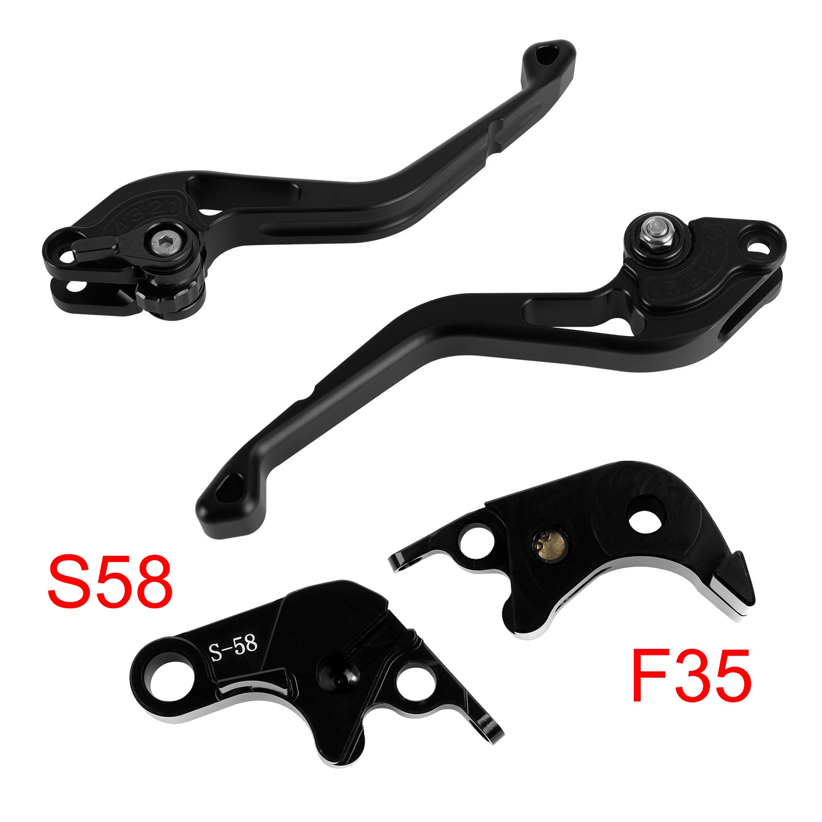 NEW Short Clutch Brake Lever fit for Suzuki GSXR60006-10 GSX-S1000/F 2015 Black