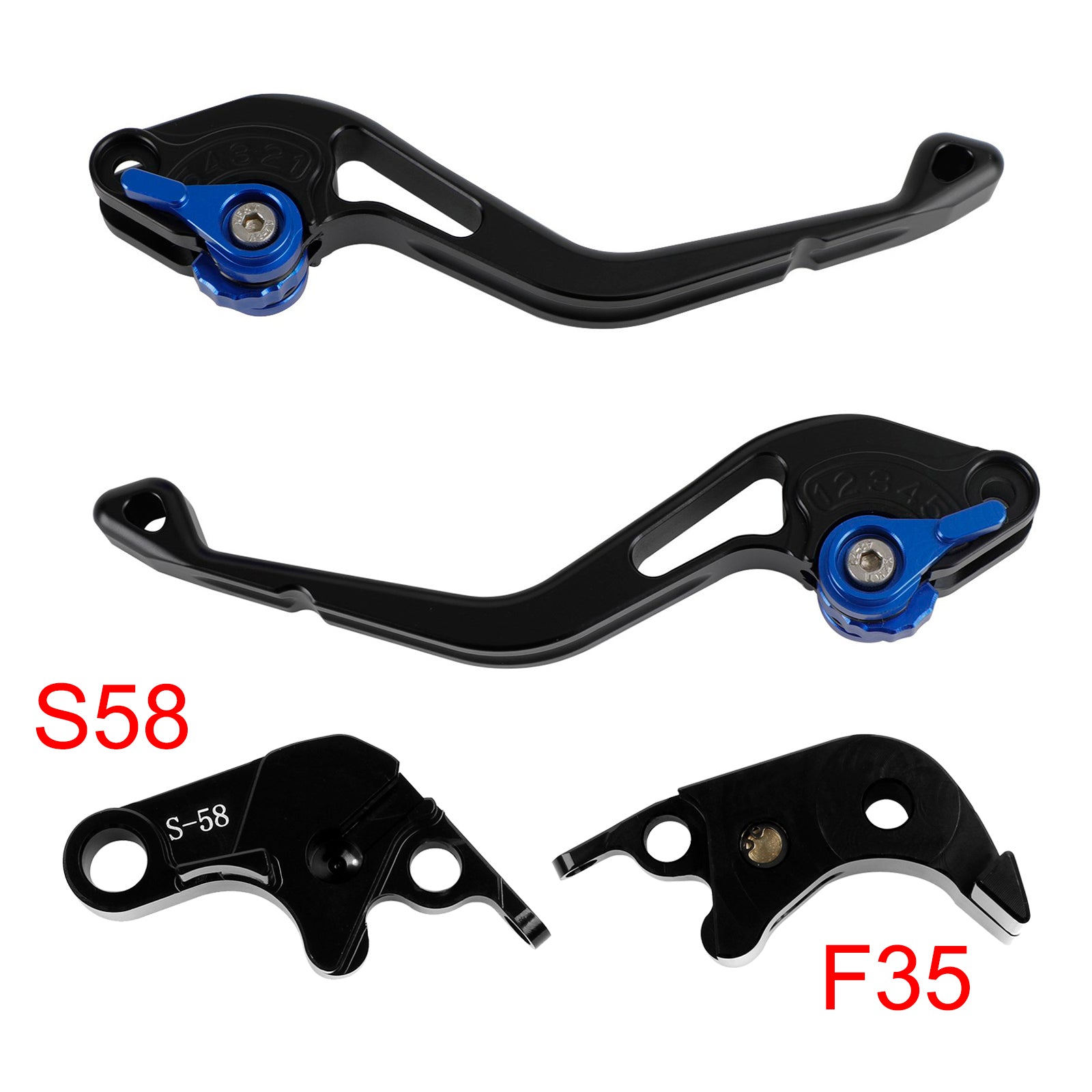 NEW Short Clutch Brake Lever fit for Suzuki GSXR60006-10 GSX-S1000/F 2015 Blue