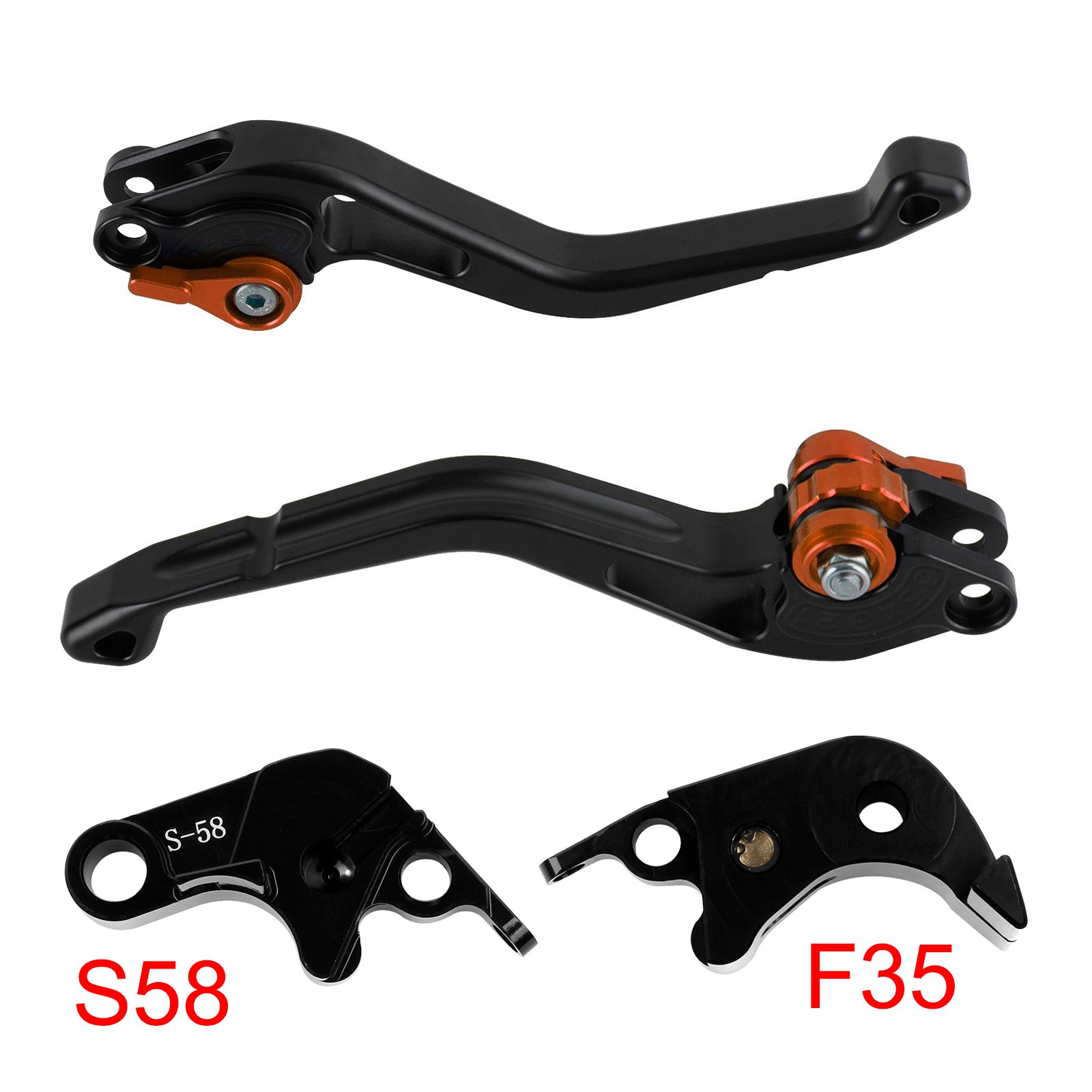 NEW Short Clutch Brake Lever fit for Suzuki GSX-S1000/F 2015 Orange
