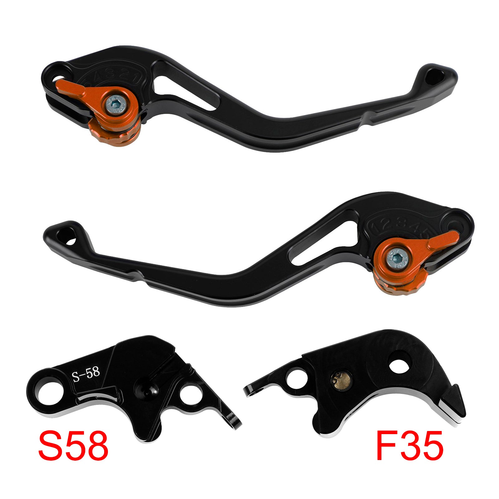 NEW Short Clutch Brake Lever fit for Suzuki GSX-S1000/F 2015 Orange