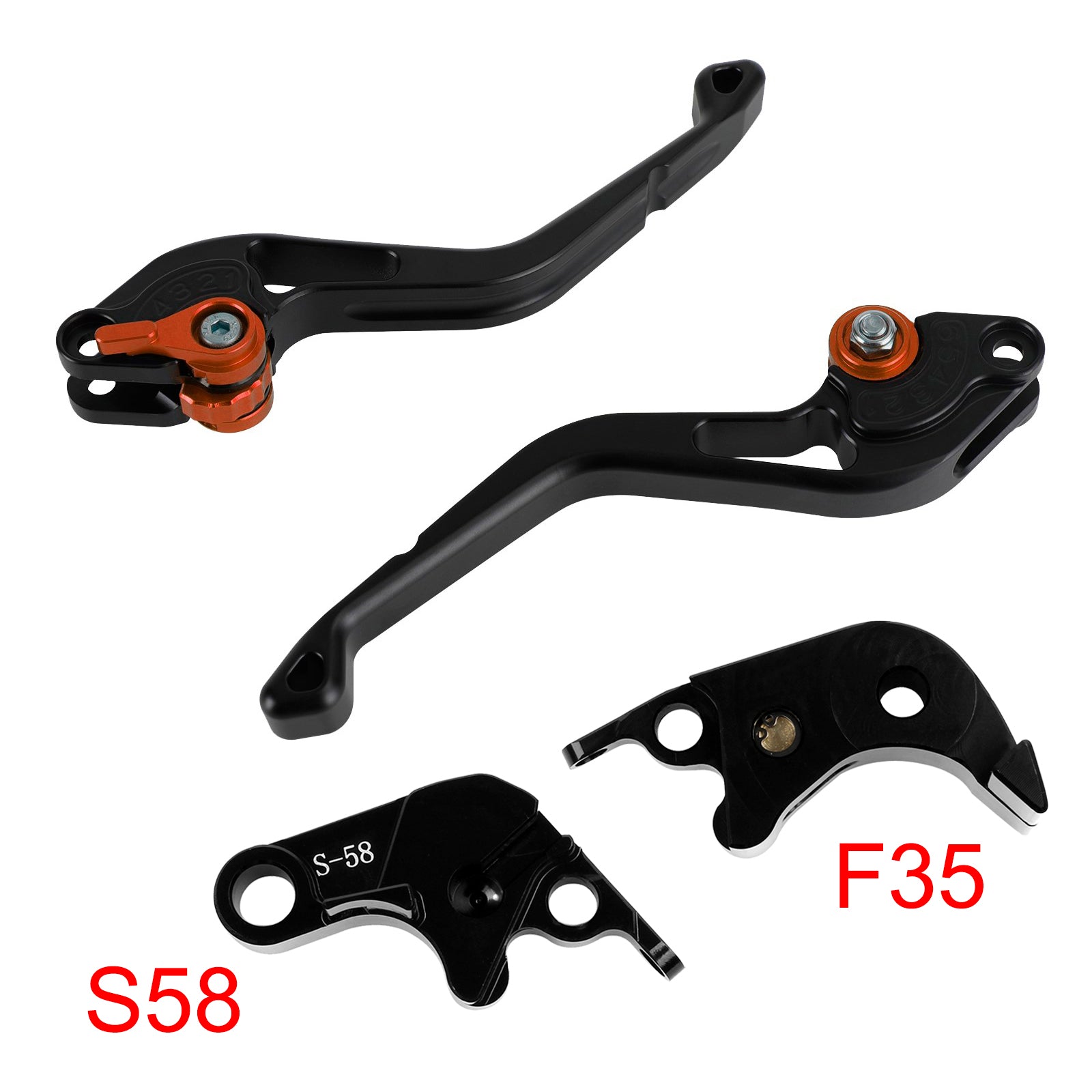 NEW Short Clutch Brake Lever fit for Suzuki GSX-S1000/F 2015 Orange