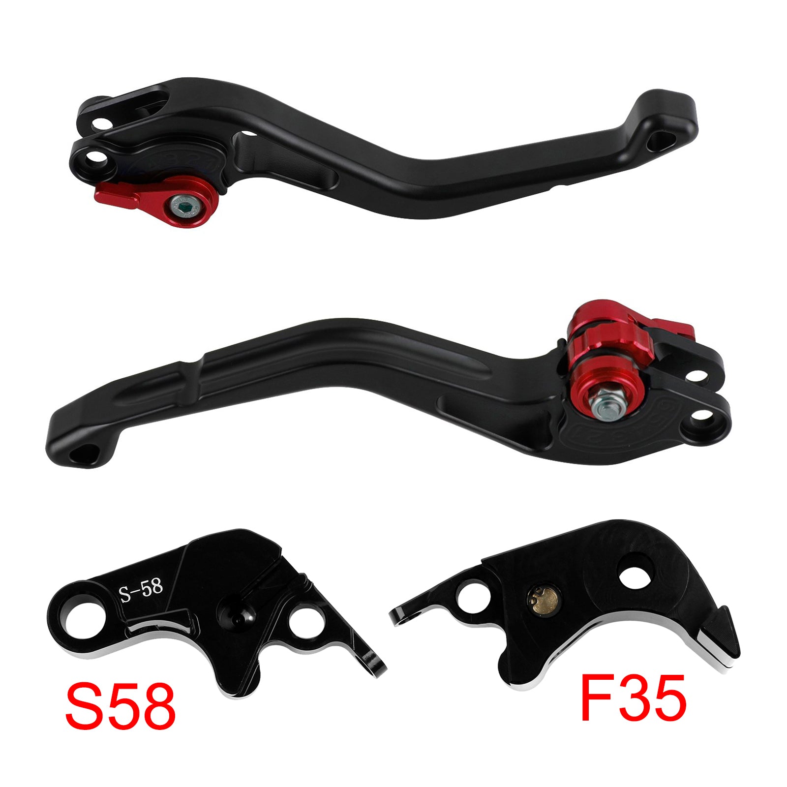 NEW Short Clutch Brake Lever fit for Suzuki GSXR60006-10 GSX-S1000/F 2015 Red