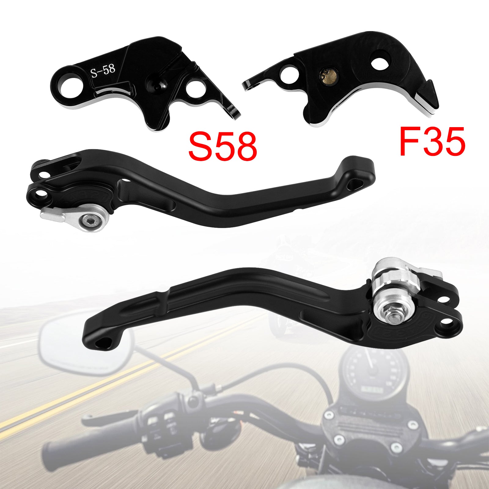 NEW Short Clutch Brake Lever fit for Suzuki GSX-S1000/F 2015 Silver