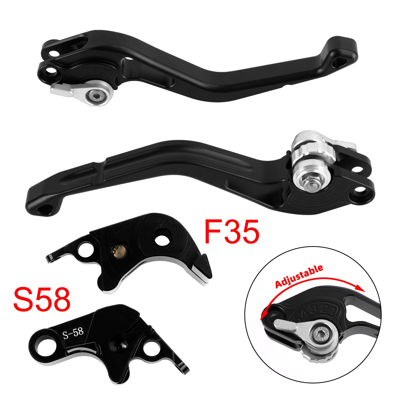 NEW Short Clutch Brake Lever fit for Suzuki GSX-S1000/F 2015 Silver