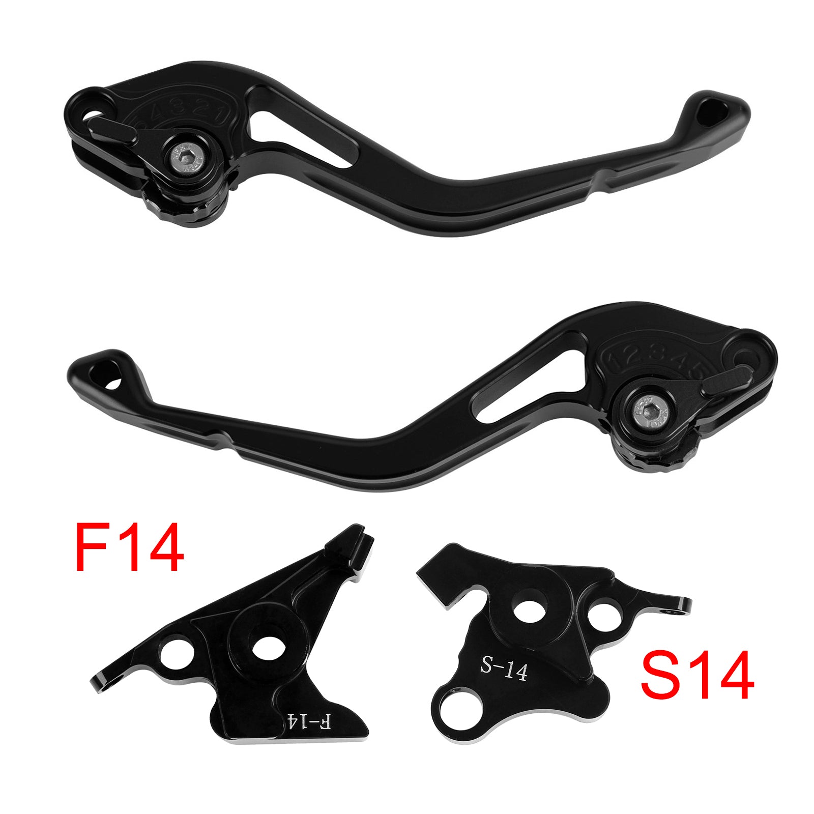 NEW Short Clutch Brake Lever fit for Suzuki GSF650 GSXR1300 DL1000 Black