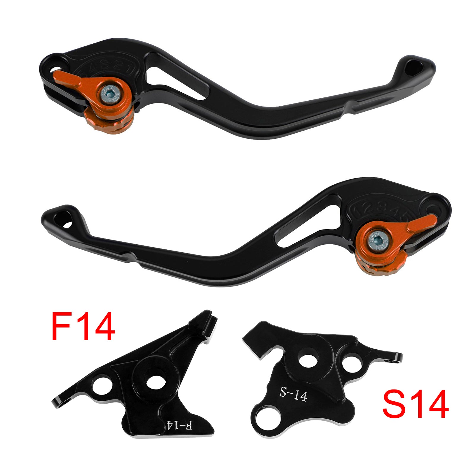 NEW Short Clutch Brake Lever fit for Suzuki GSF650 GSXR1300 DL1000 Orange