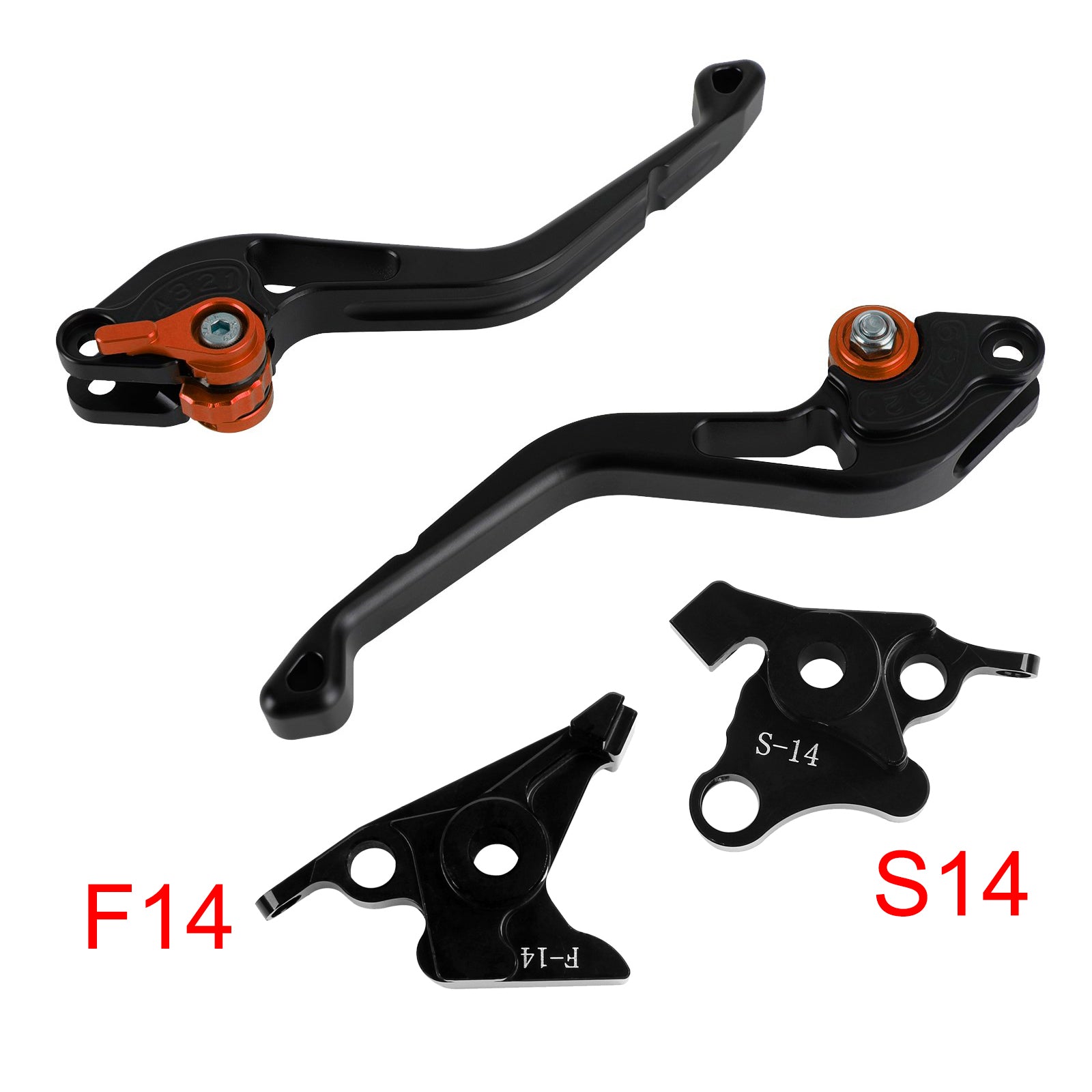 NEW Short Clutch Brake Lever fit for Suzuki GSF650 GSXR1300 DL1000 Orange