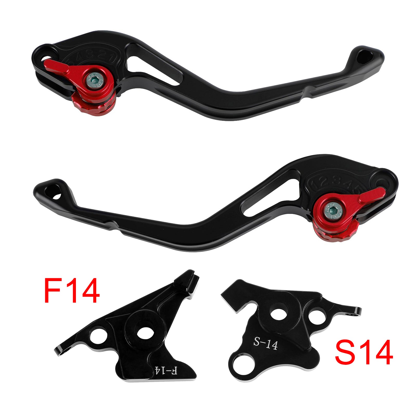NEW Short Clutch Brake Lever fit for Suzuki GSF650 GSXR1300 DL1000 Red