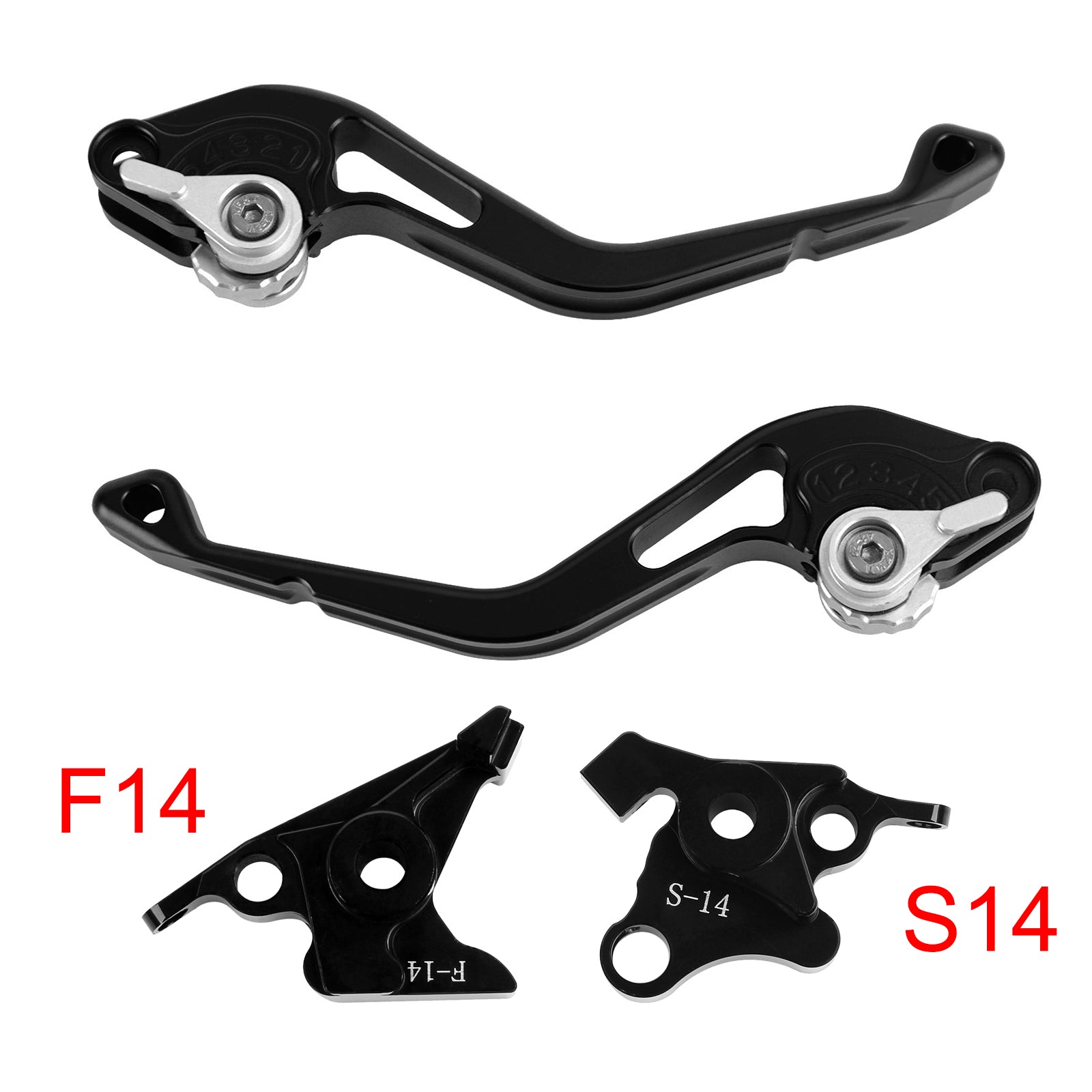 NEW Short Clutch Brake Lever fit for Suzuki GSF650 GSXR1300 DL1000 Silver