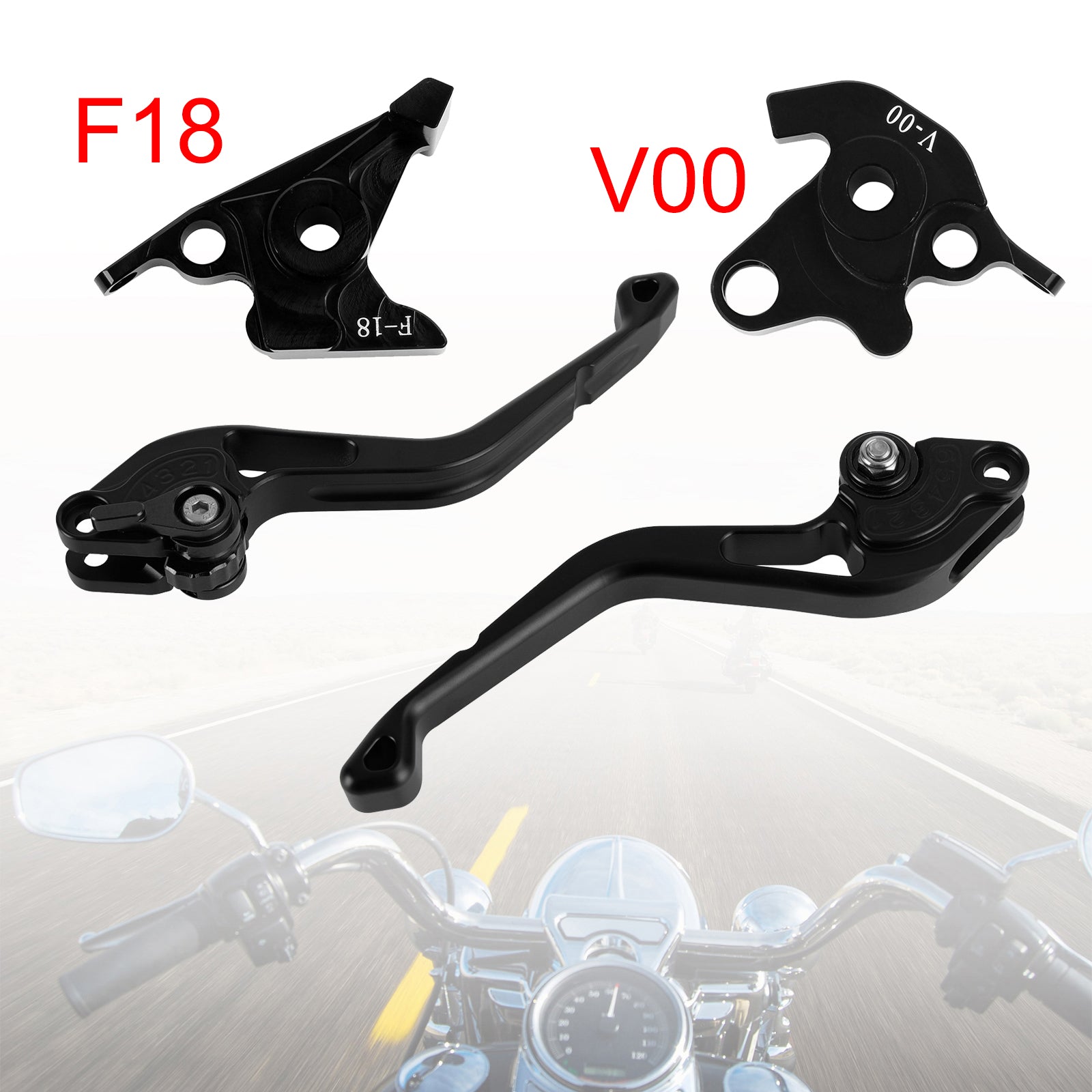 NEW Short Clutch Brake Lever fit for Honda VFR750 VFR800/F VTR1000F Black