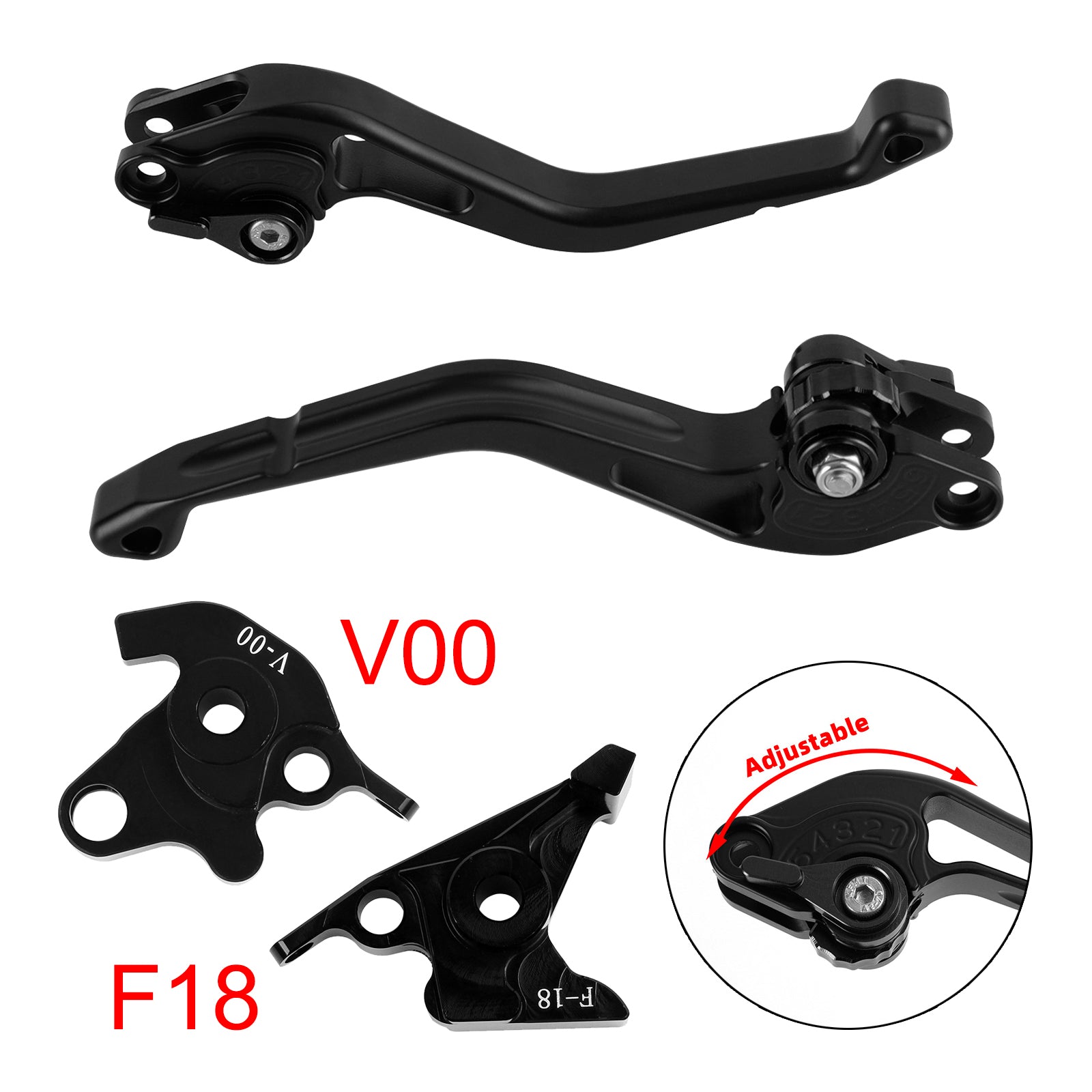 NEW Short Clutch Brake Lever fit for Honda VFR750 VFR800/F VTR1000F Black