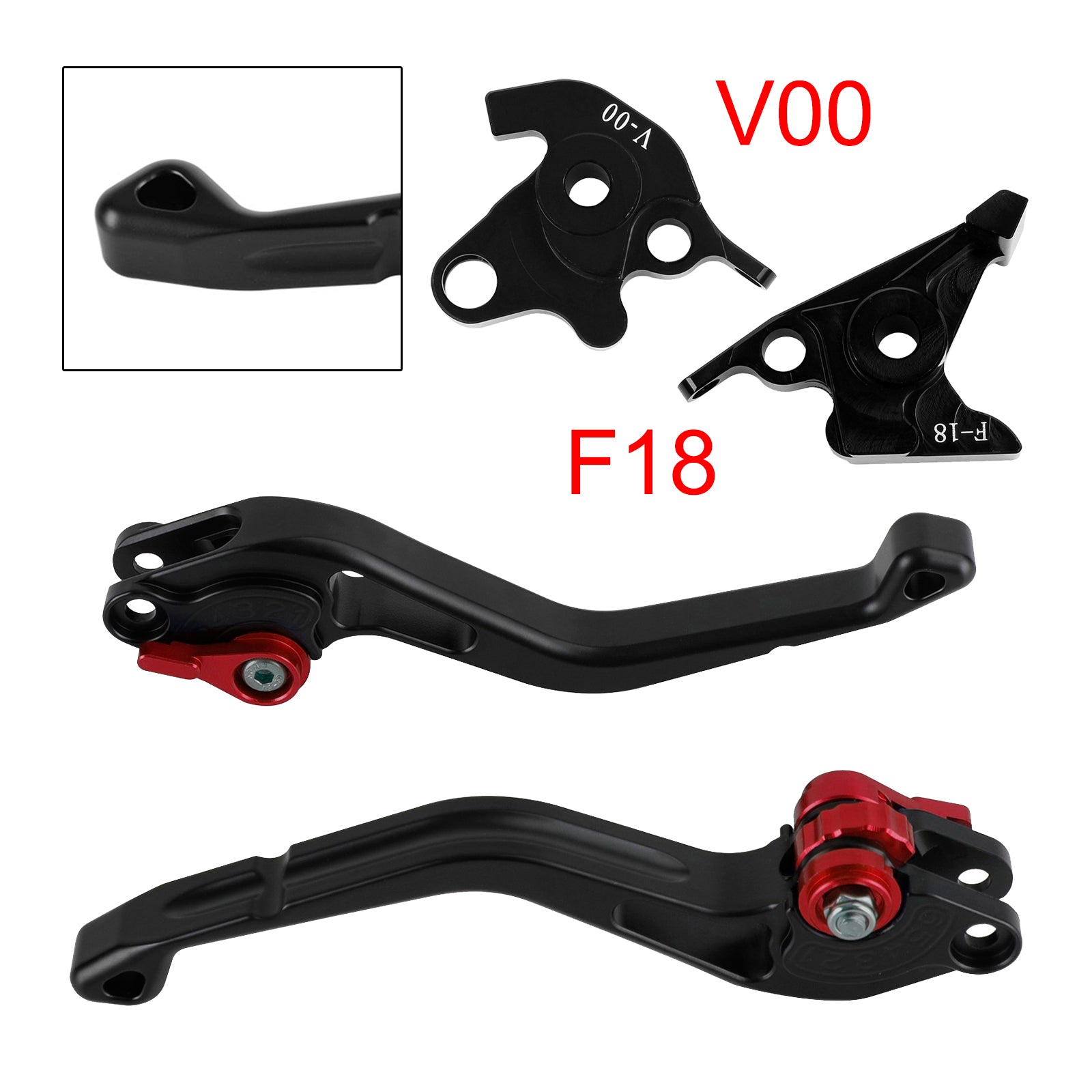 NEW Short Clutch Brake Lever fit for Honda VFR750 VFR800/F VTR1000F Red