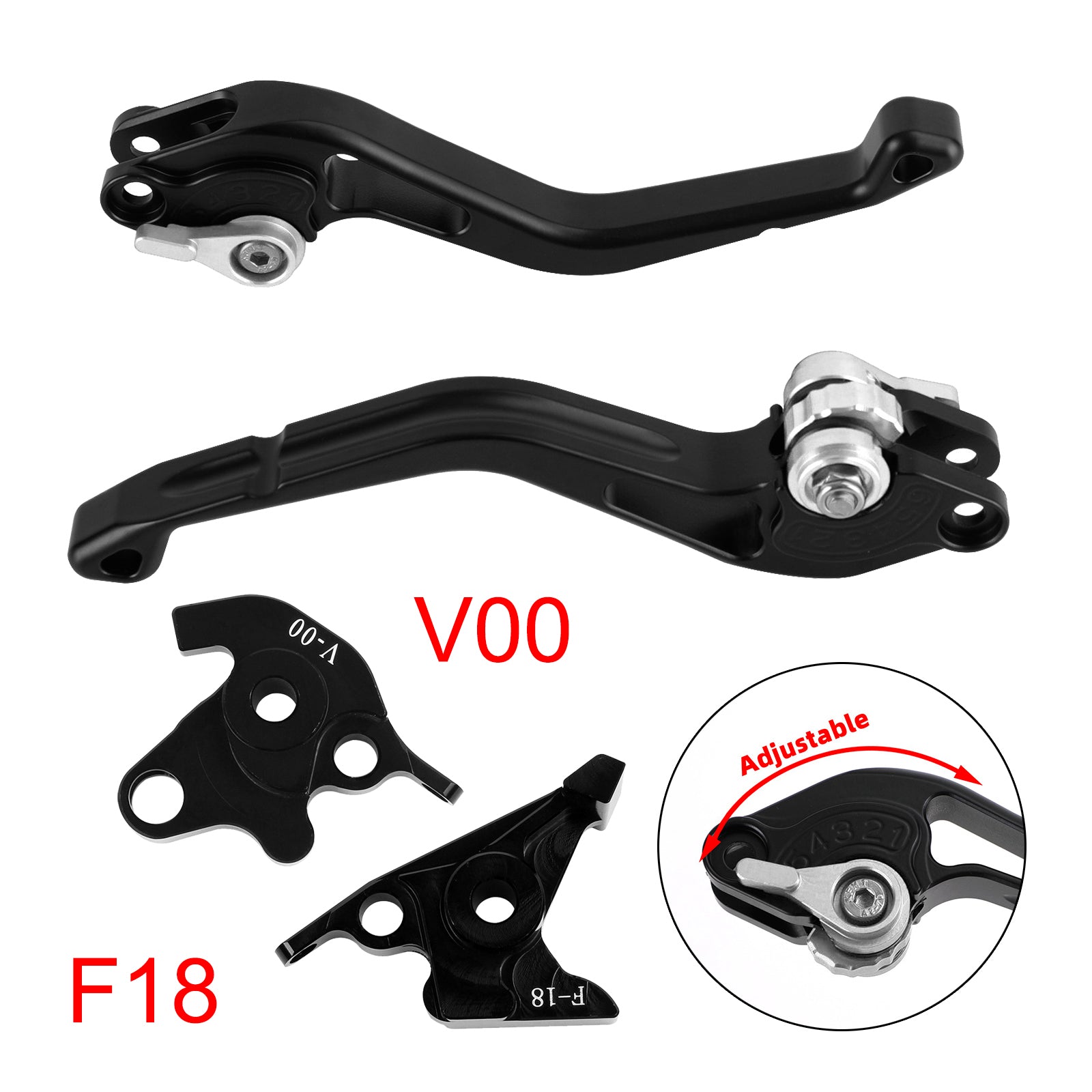 NEW Short Clutch Brake Lever fit for Honda VFR750 VFR800/F VTR1000F Silver