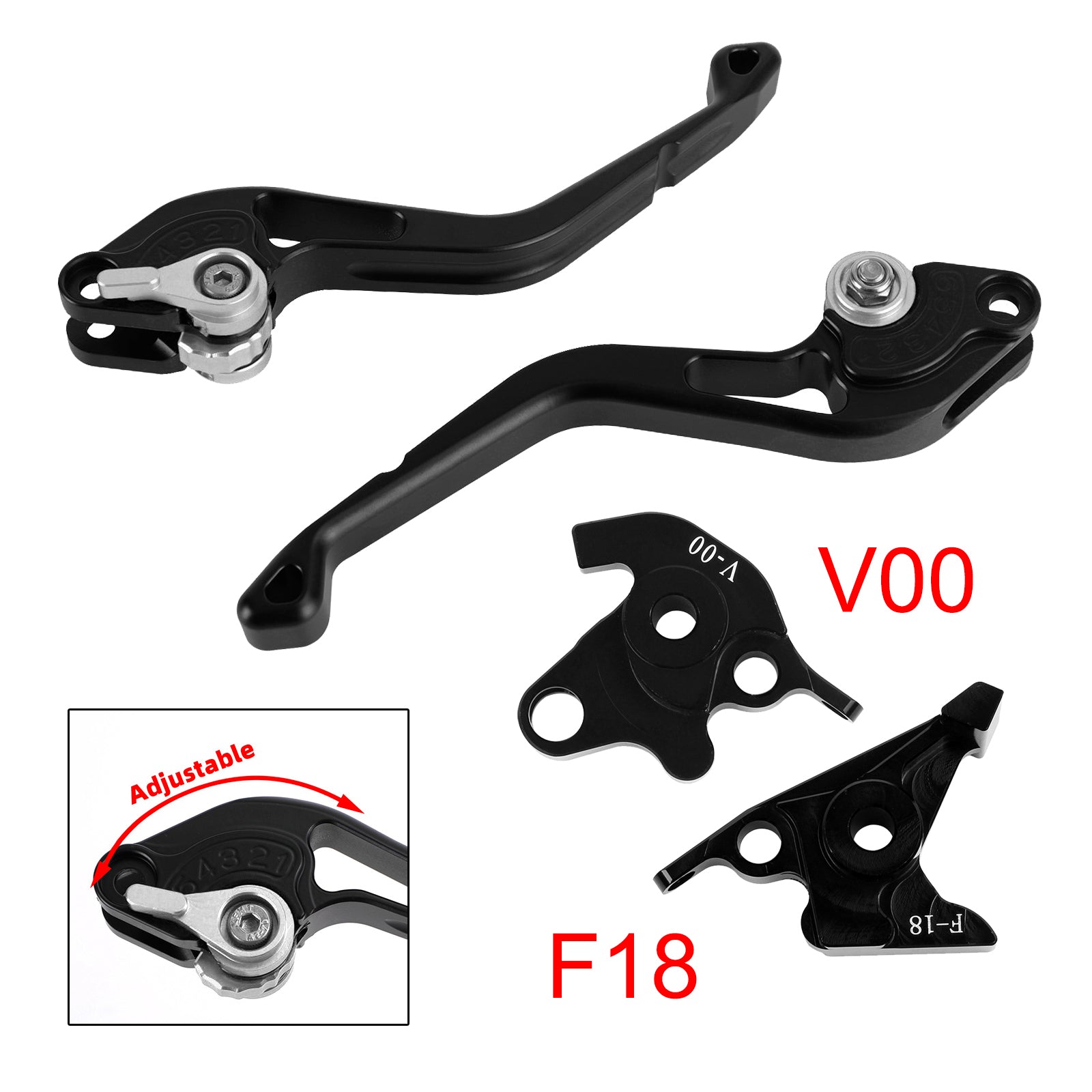 NEW Short Clutch Brake Lever fit for Honda VFR750 VFR800/F VTR1000F Silver