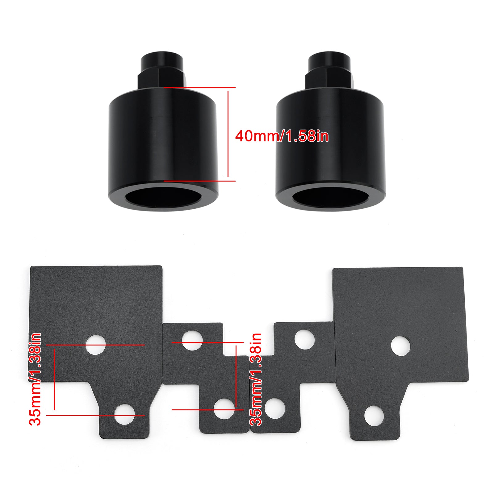 Front & Rear Lift Kit 2 Inch Suspension For Polaris Sportsman 570 600 800 99-23