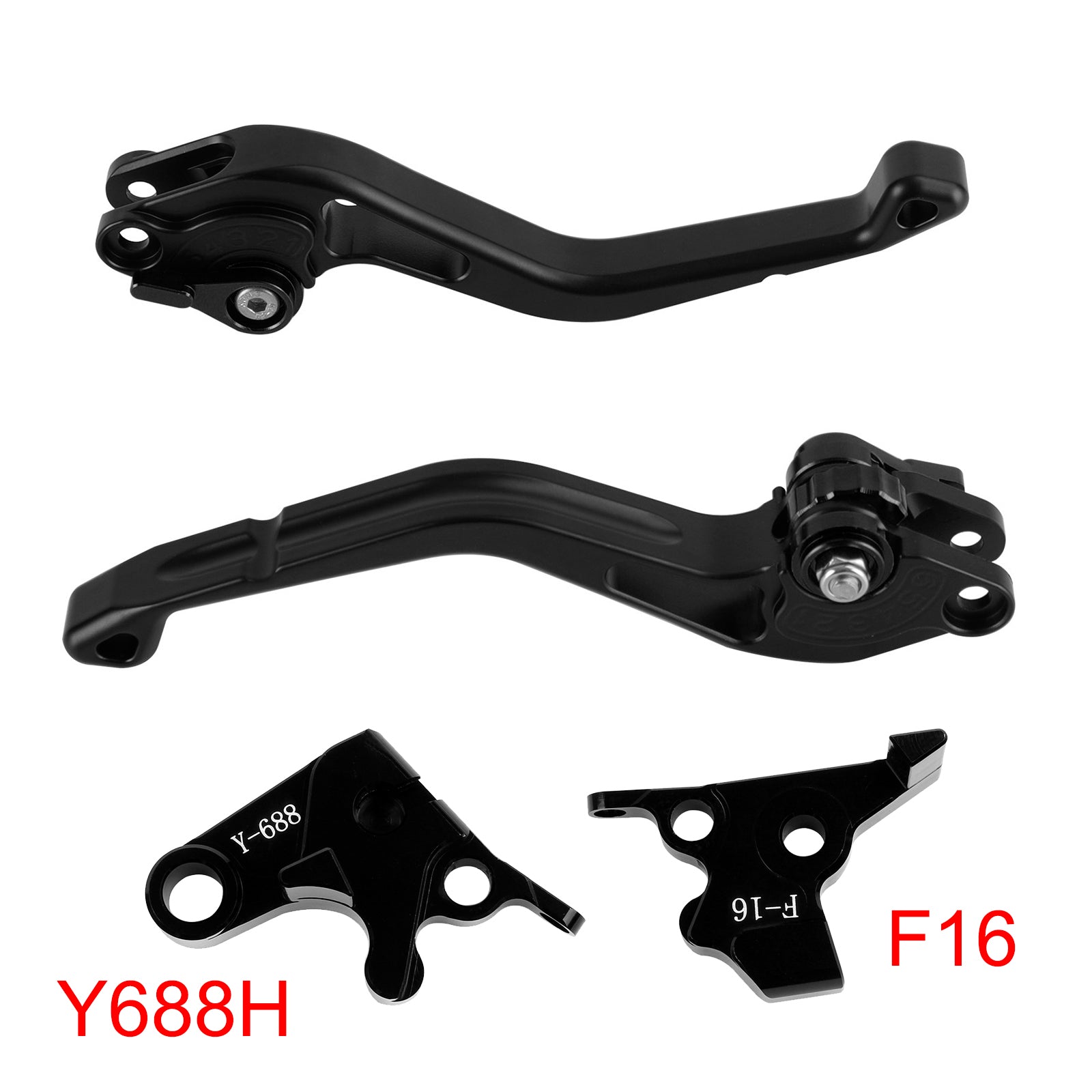 NEW Short Clutch Brake Lever fit for Yamaha FZ6 FAZER XSR 700 900 ABS Black
