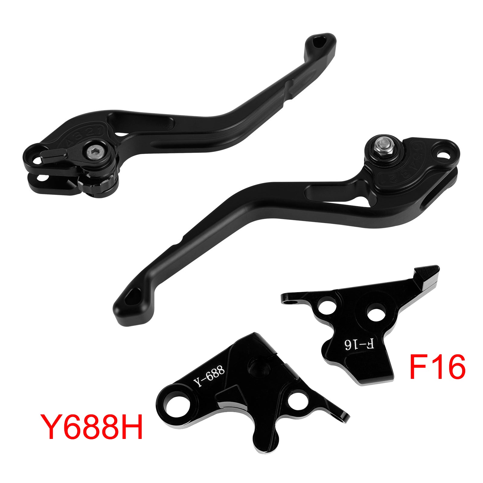 NEW Short Clutch Brake Lever fit for Yamaha FZ6 FAZER XSR 700 900 ABS Black