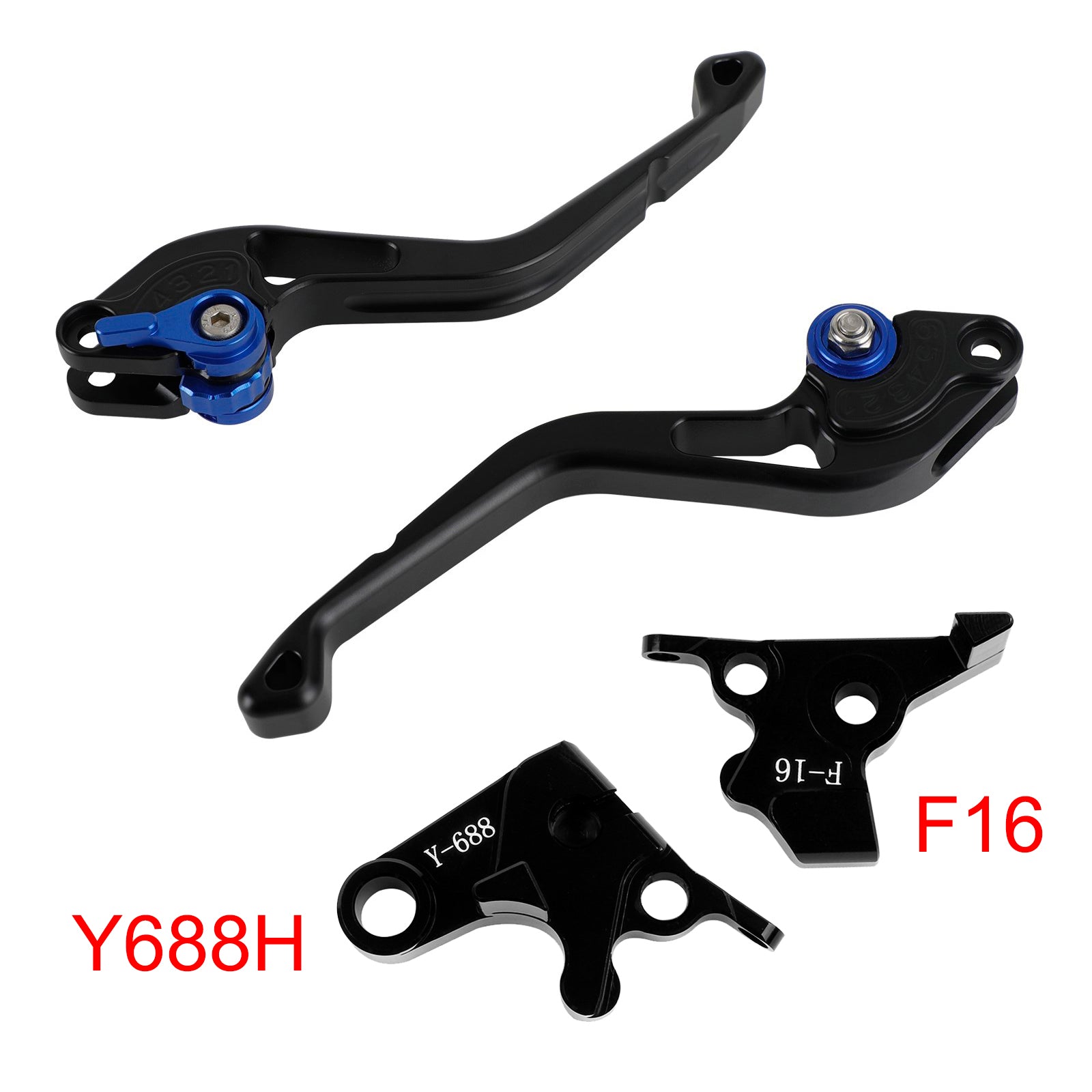 NEW Short Clutch Brake Lever fit for Yamaha FZ6 FAZER XSR 700 900 ABS Blue
