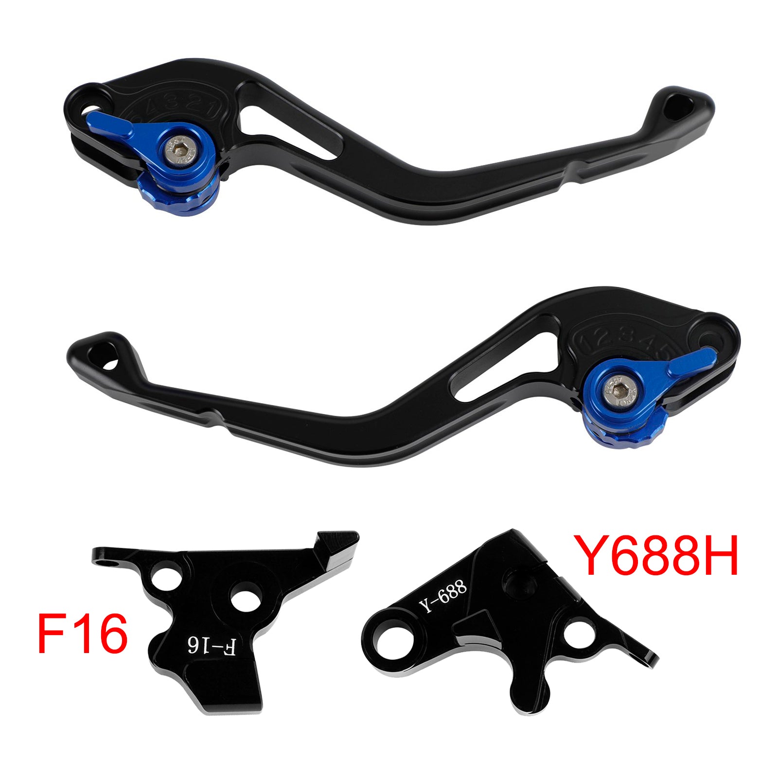 NEW Short Clutch Brake Lever fit for Yamaha FZ6 FAZER XSR 700 900 ABS Blue