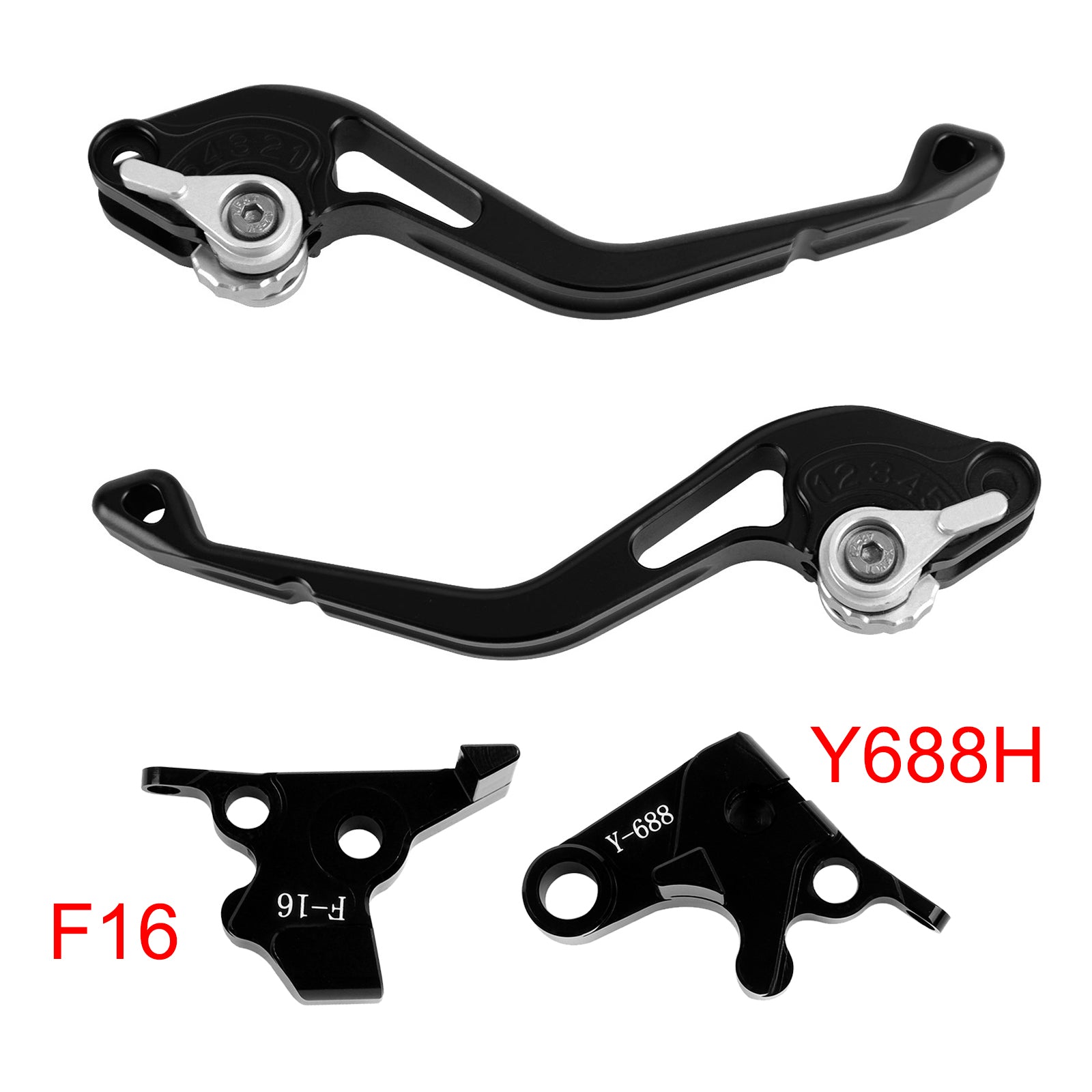 NEW Short Clutch Brake Lever fit for Yamaha FZ6 FAZER XSR 700 900 ABS Silver