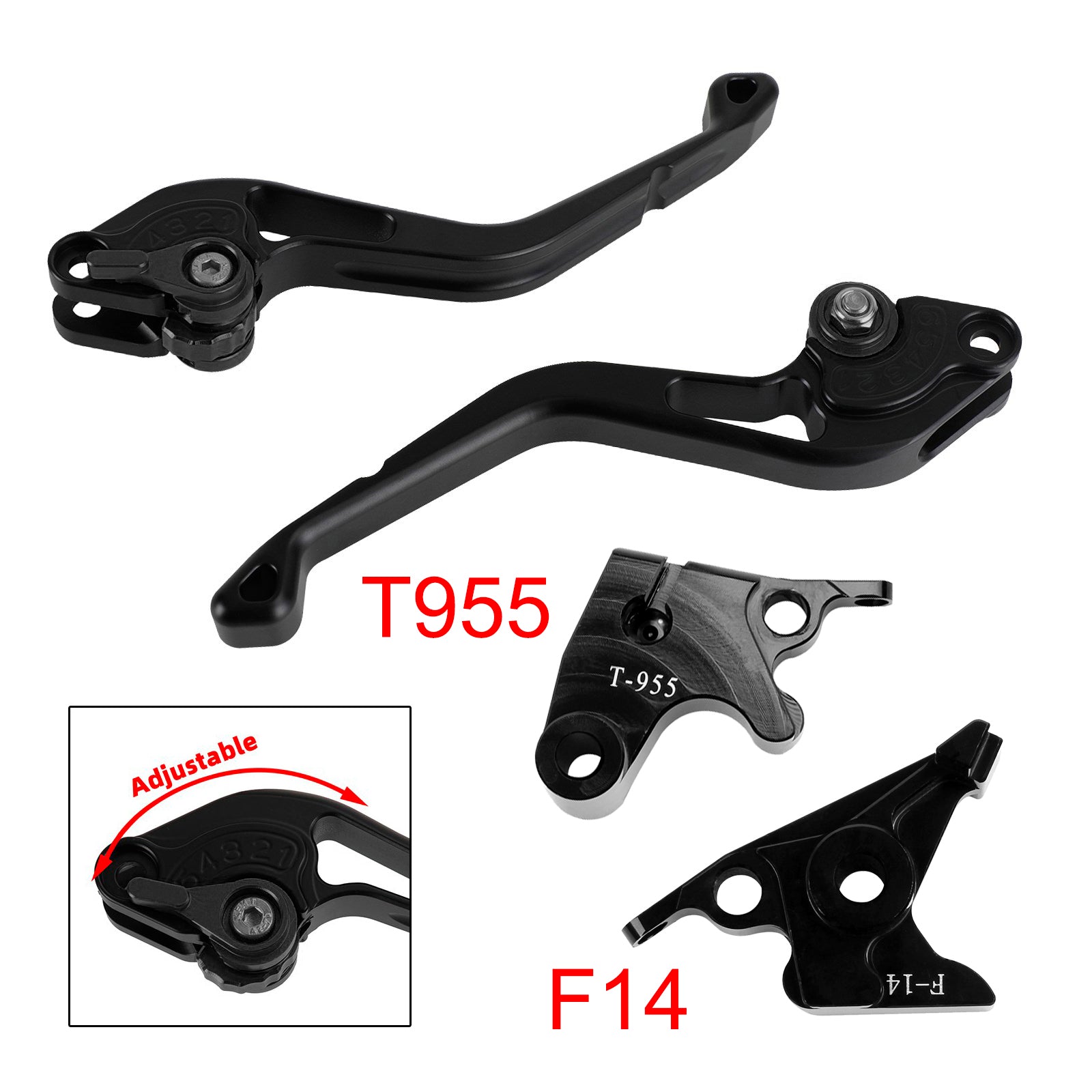 NEW Short Clutch Brake Lever fit for DAYTONA 955i SRINT ST TT600 Black
