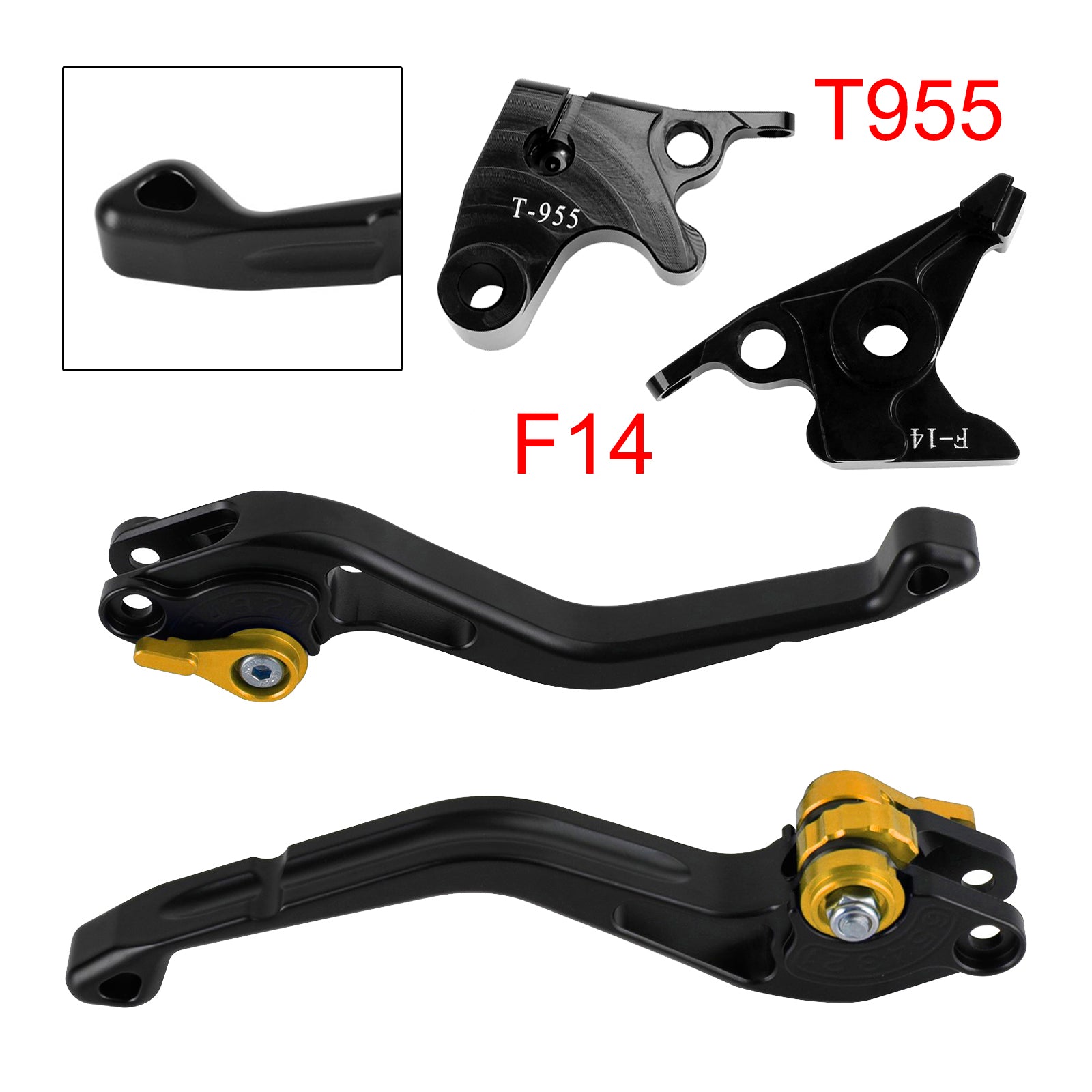 NEW Short Clutch Brake Lever fit for DAYTONA 955i SRINT ST TT600 Gold