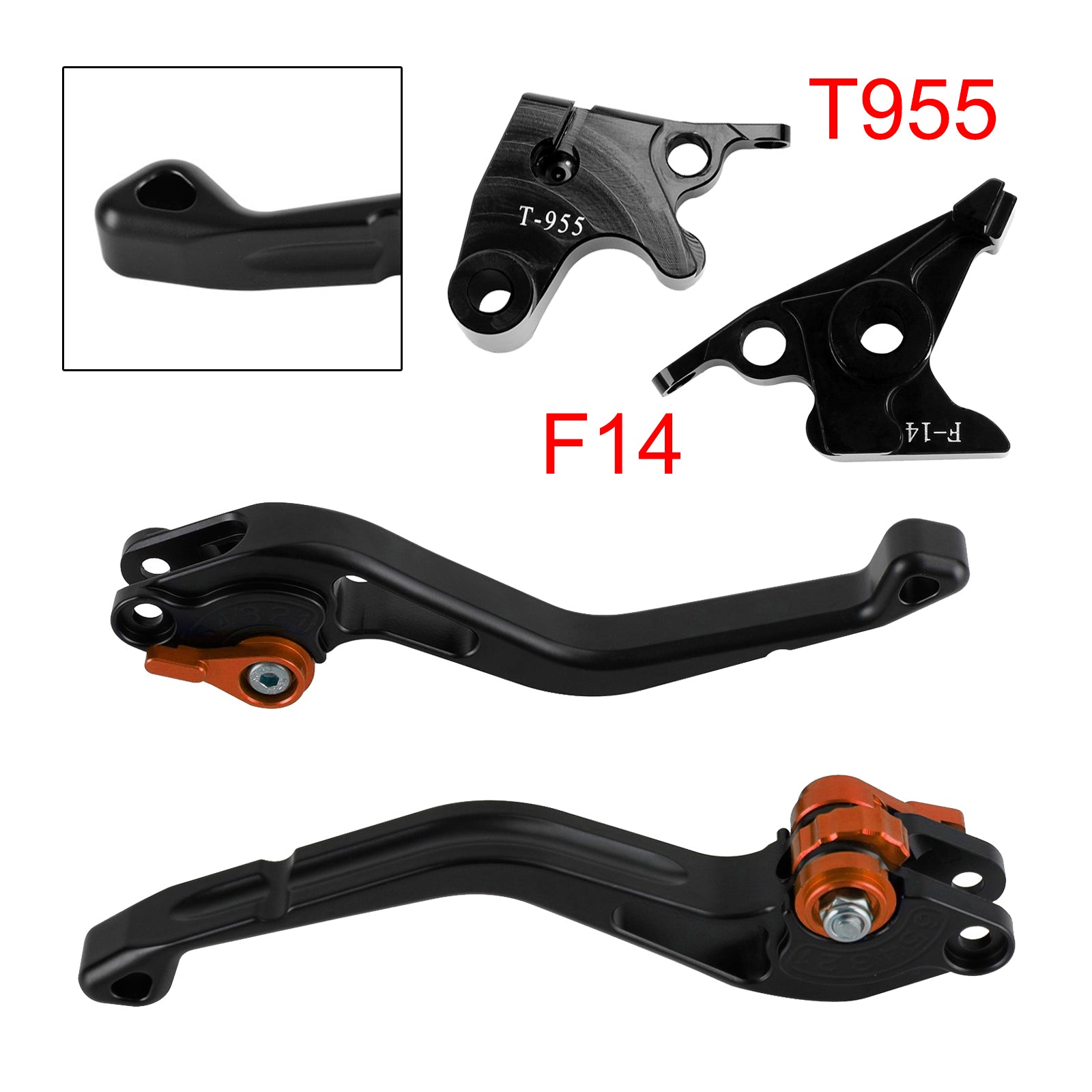 NEW Short Clutch Brake Lever fit for DAYTONA 955i SRINT ST TT600 Orange