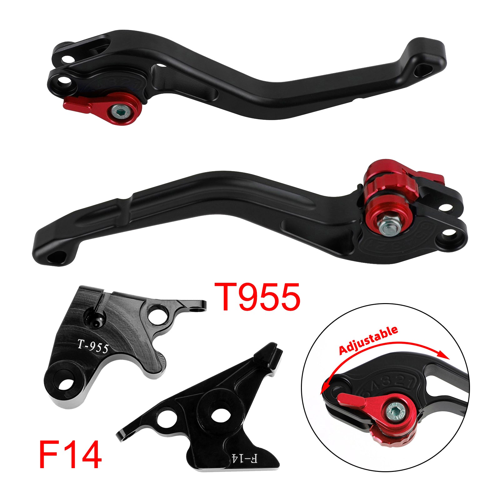 NEW Short Clutch Brake Lever fit for DAYTONA 955i SRINT ST TT600 Red