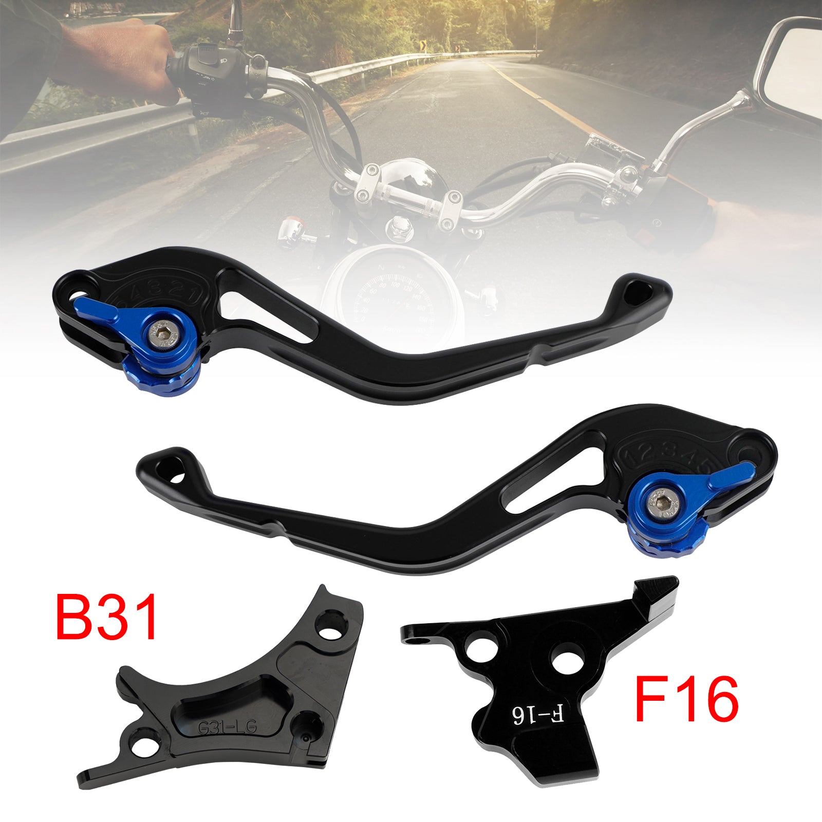 NEW Short Clutch Brake Lever fit for BMW G310R G310GS 2017-2018 Blue
