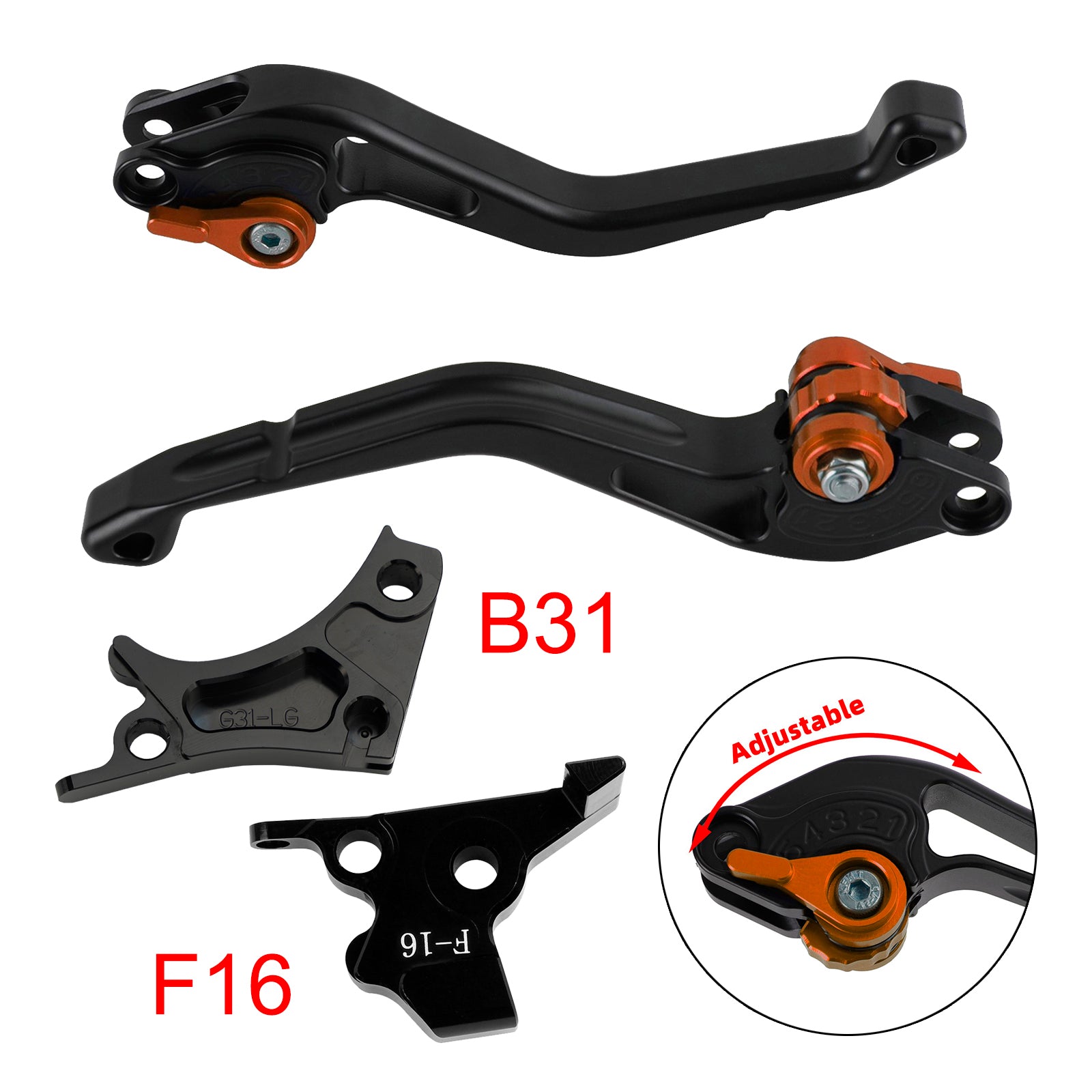 NEW Short Clutch Brake Lever fit for BMW G310R G310GS 2017-2018 Orange