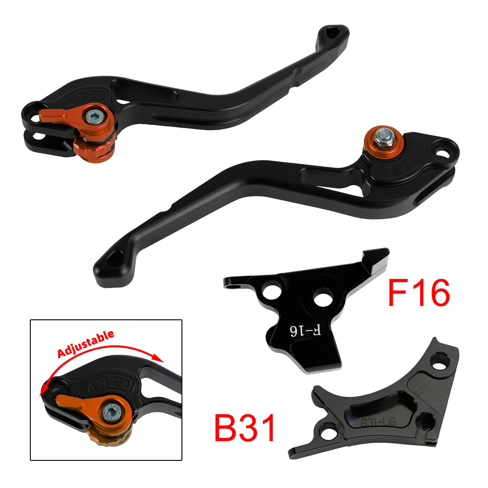 NEW Short Clutch Brake Lever fit for BMW G310R G310GS 2017-2018 Orange