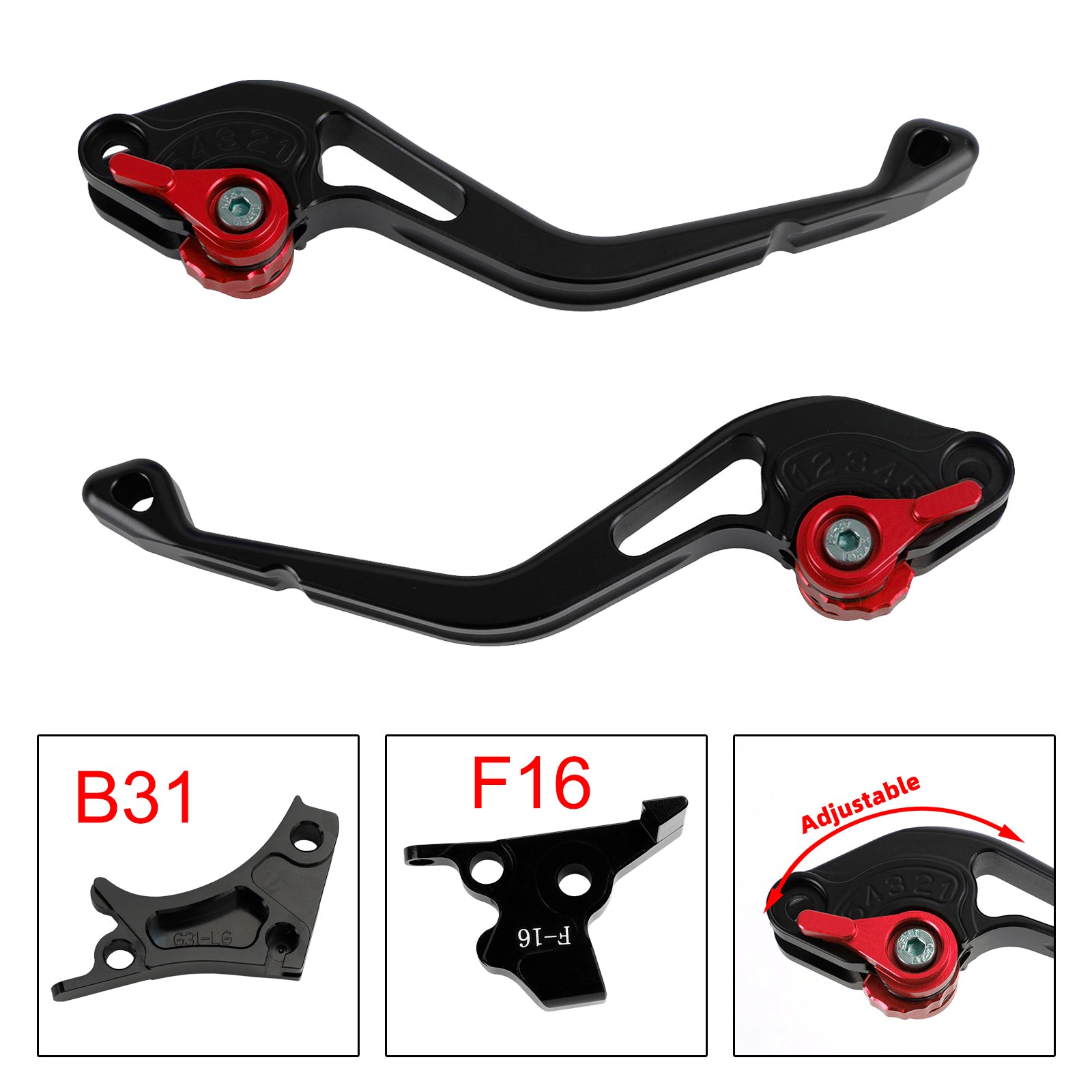 NEW Short Clutch Brake Lever fit for BMW G310R G310GS 2017-2018 Red