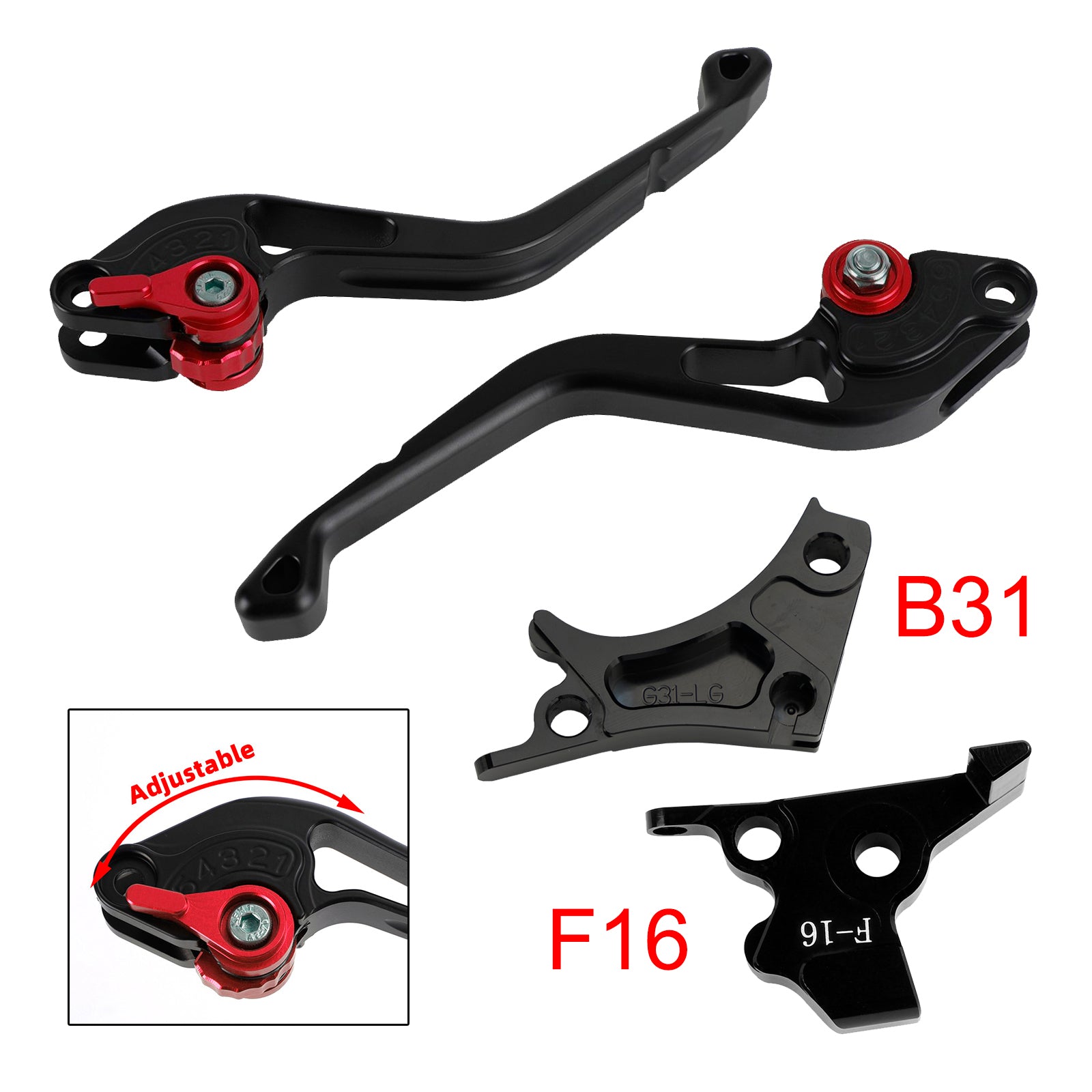 NEW Short Clutch Brake Lever fit for BMW G310R G310GS 2017-2018 Red