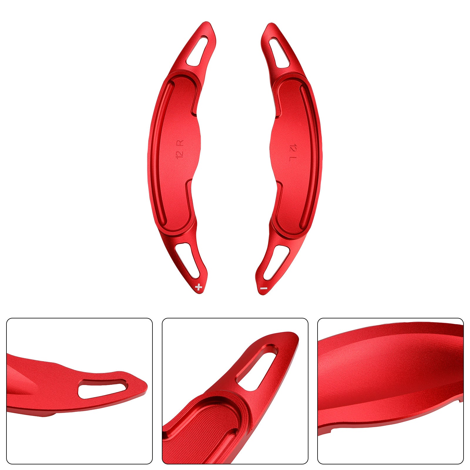 Steering Wheel Paddle Shifter For Mini F54 F55 F56 F57 Aluminium Red