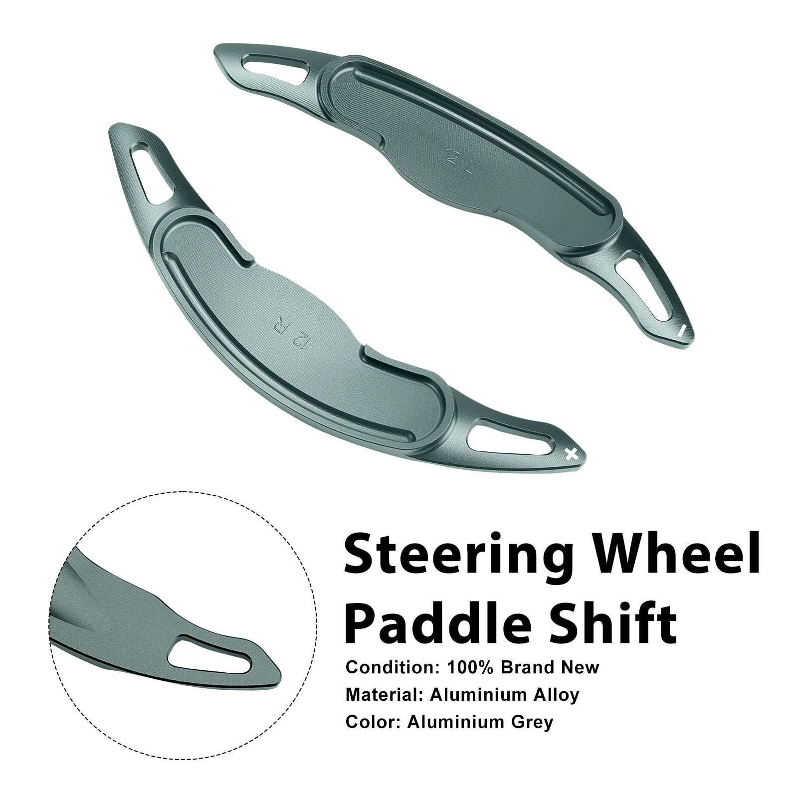 Steering Wheel Paddle Shifter For Mini F54 F55 F56 F57 Aluminium Grey