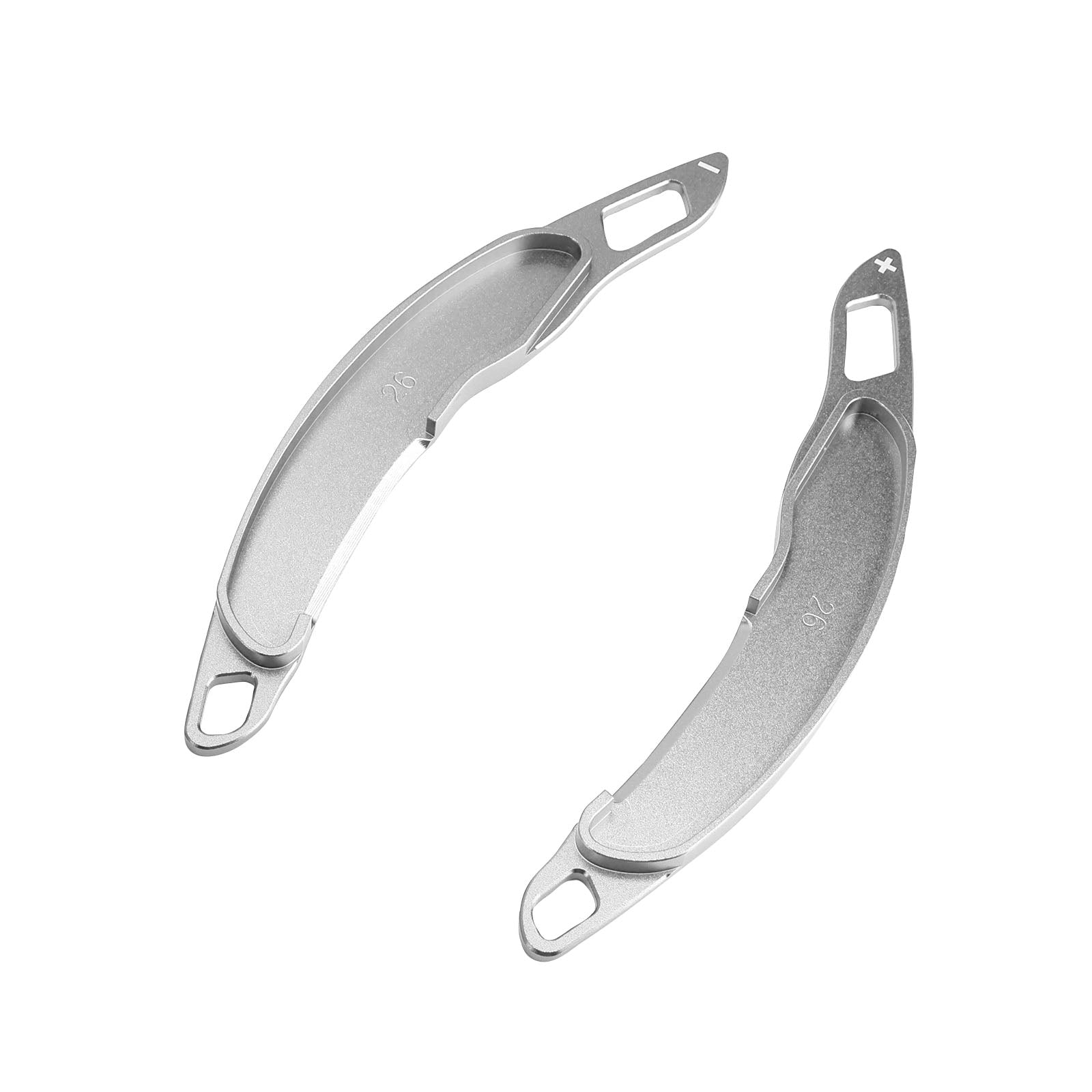Steering Wheel Paddle Shifter For Mitsubishi ASX 2013-15 Aluminium Silver