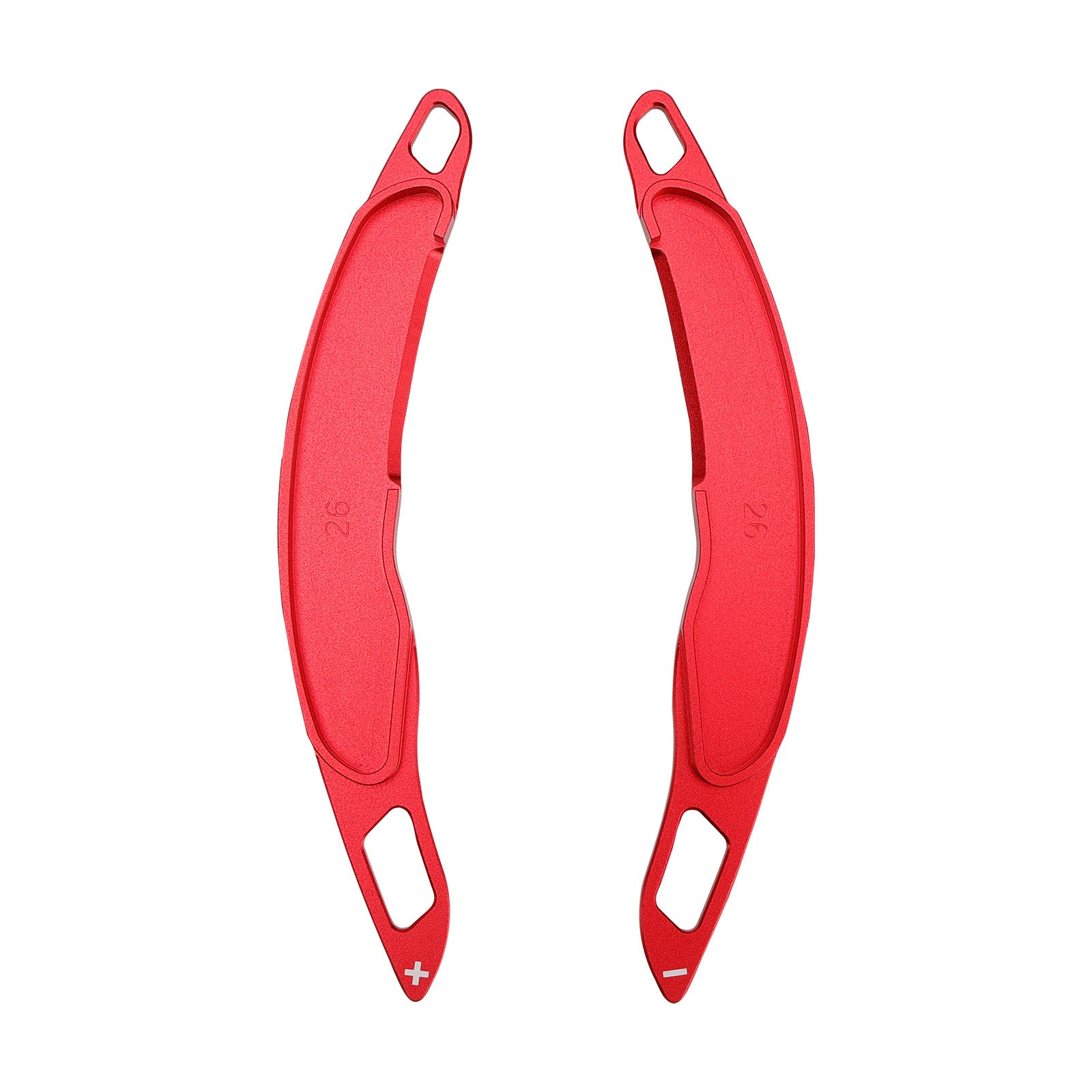 Steering Wheel Paddle Shifter For Mitsubishi ASX 2013-15 Aluminium Red