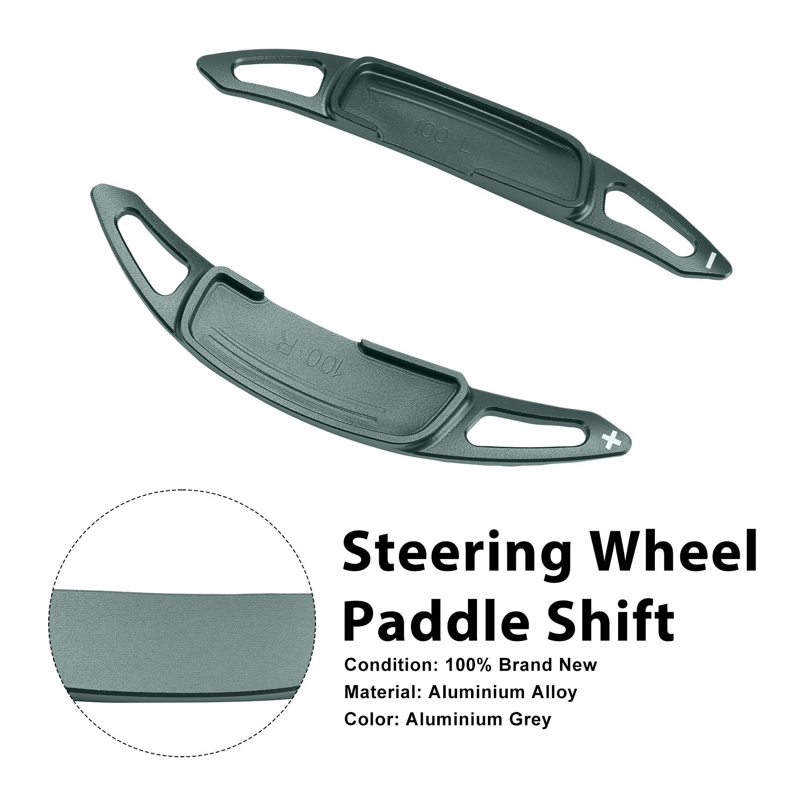 Steering Wheel Paddle Shifter For Renault Arkana 2021-24 Aluminium Grey