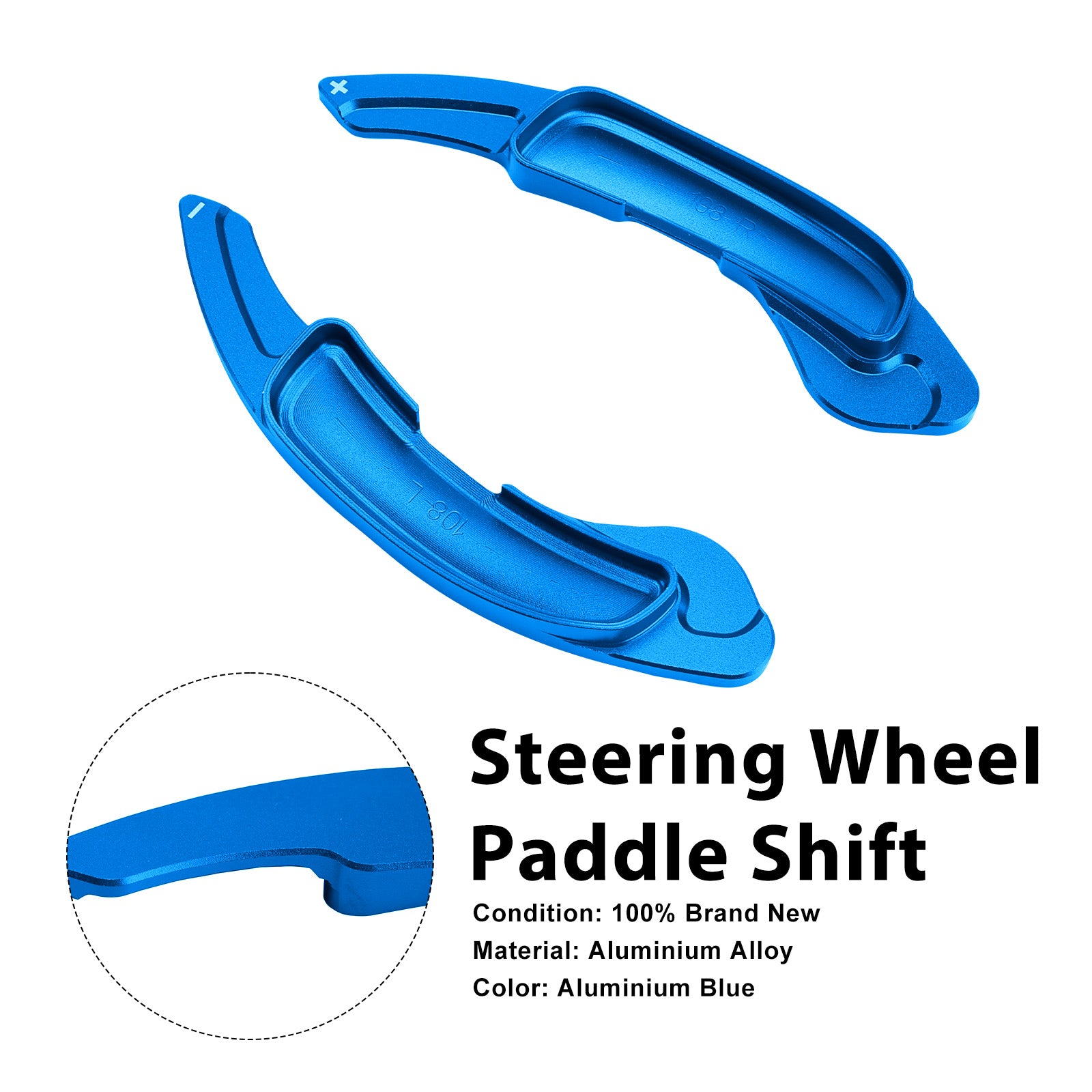 Steering Wheel Paddle Shifter For Mazda 6 Atenza 2009-15 Aluminium Blue