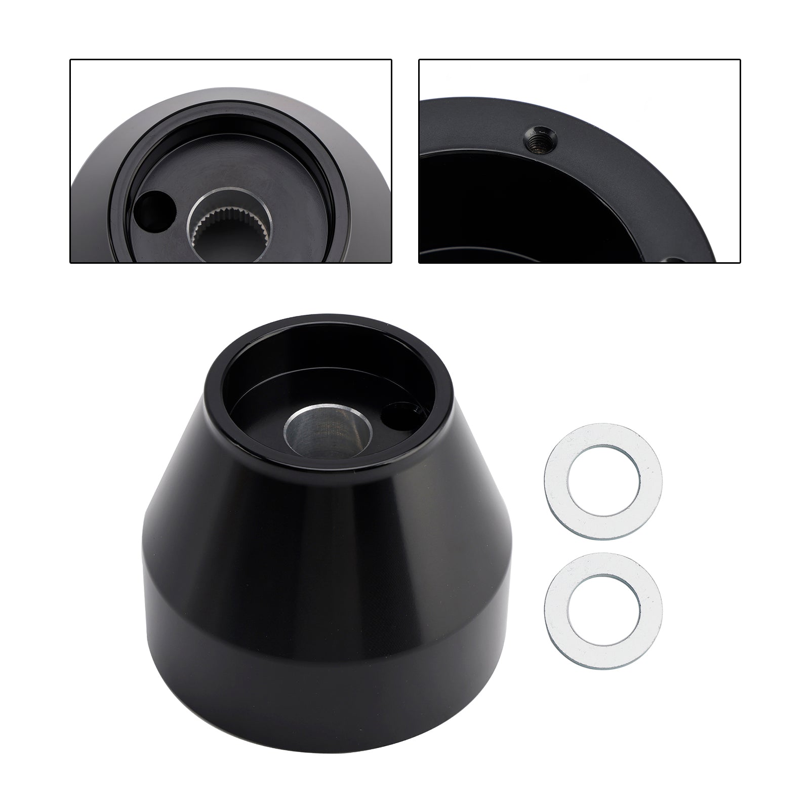 Steering Wheel Hub 6 Spokes Black For Can-Am Commander 1000R Defender Hd 19-21