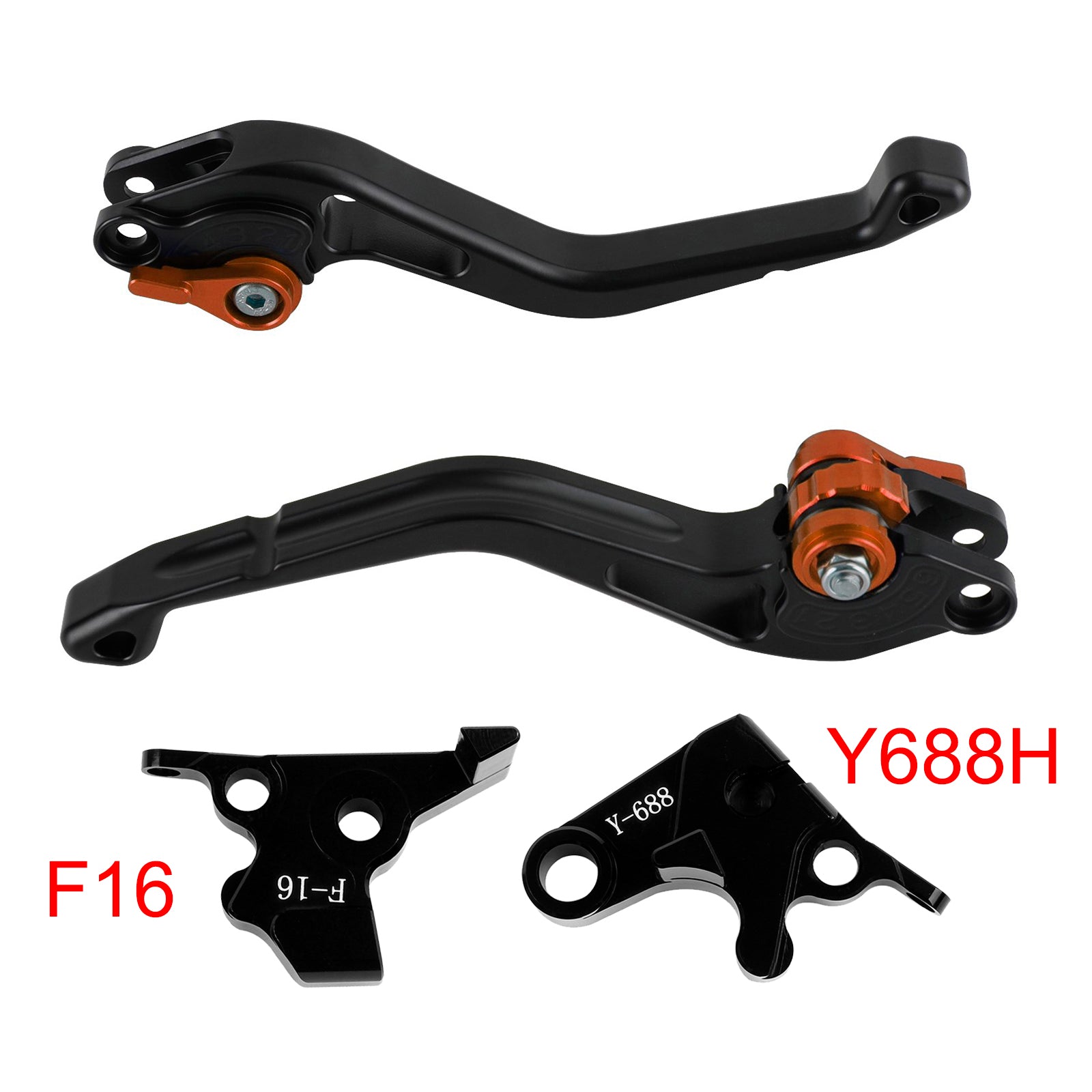 NEW Short Clutch Brake Lever fit for Yamaha FZ6 FAZER XSR 700 900 ABS Orange