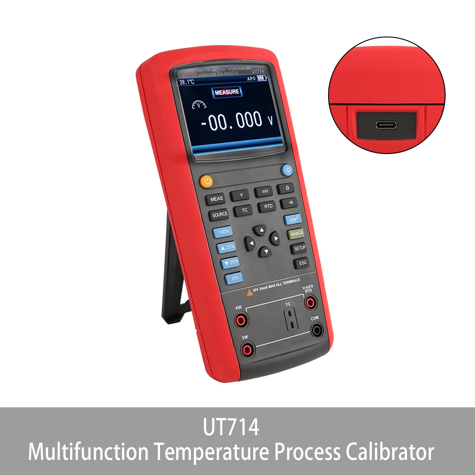UT714 Multifunction Tester Temperature Process Calibrator Thermocouple