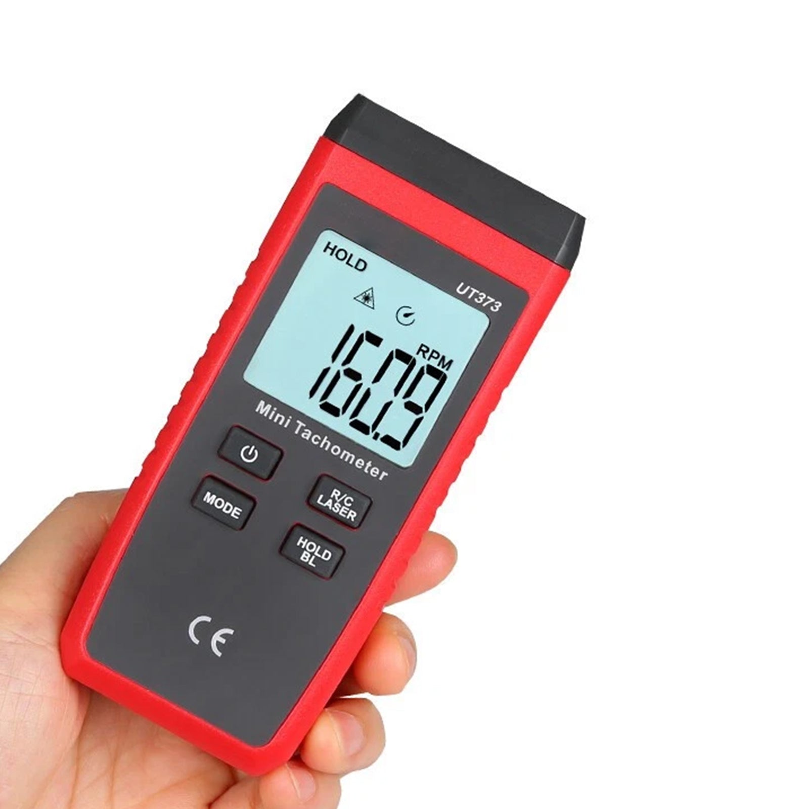 UT373 LCD Digital Mini Non-contact Laser Tachometer RPM Speed Tester