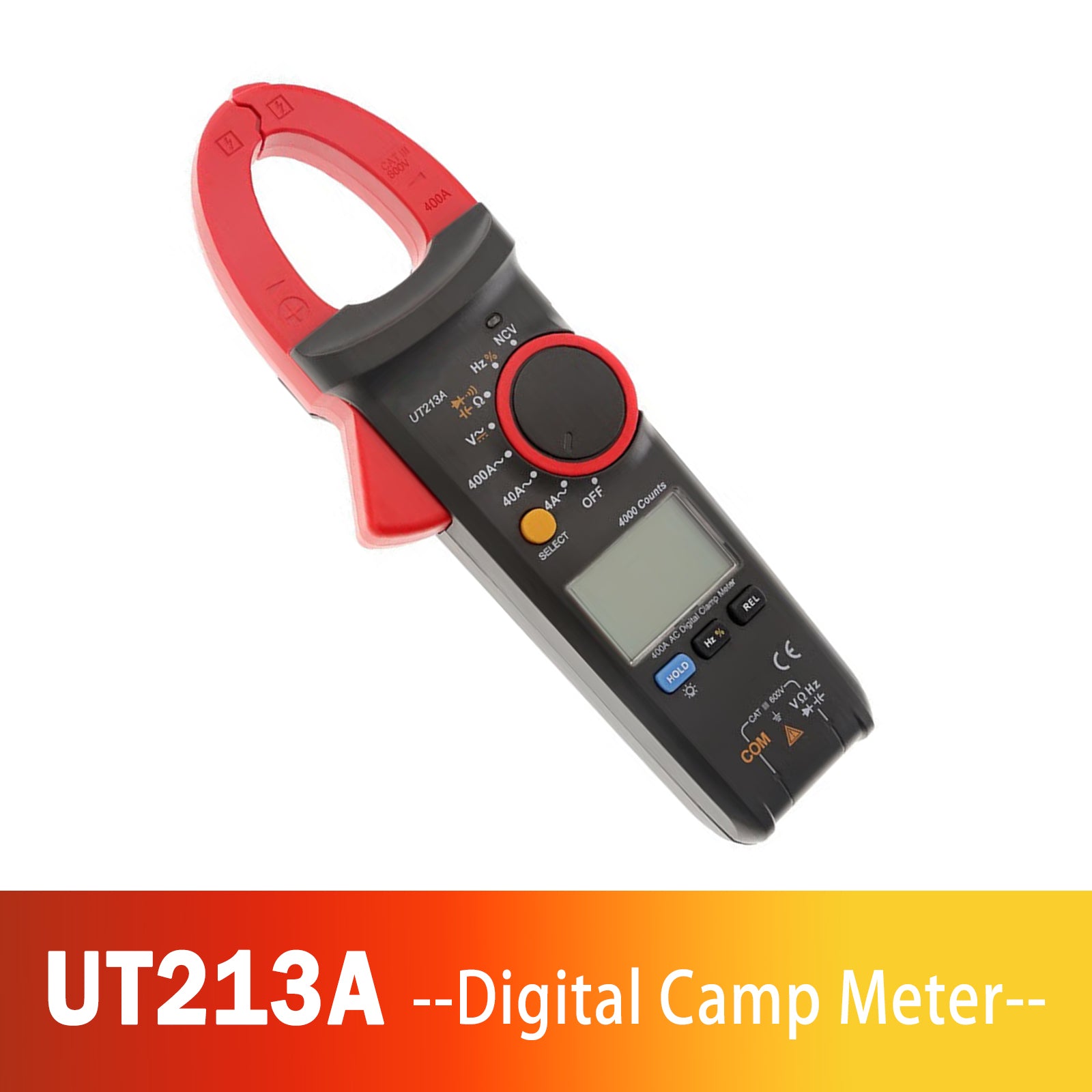 UT213A 400A AC Current Measurements Digital Clamp Meters Auto-Ranging