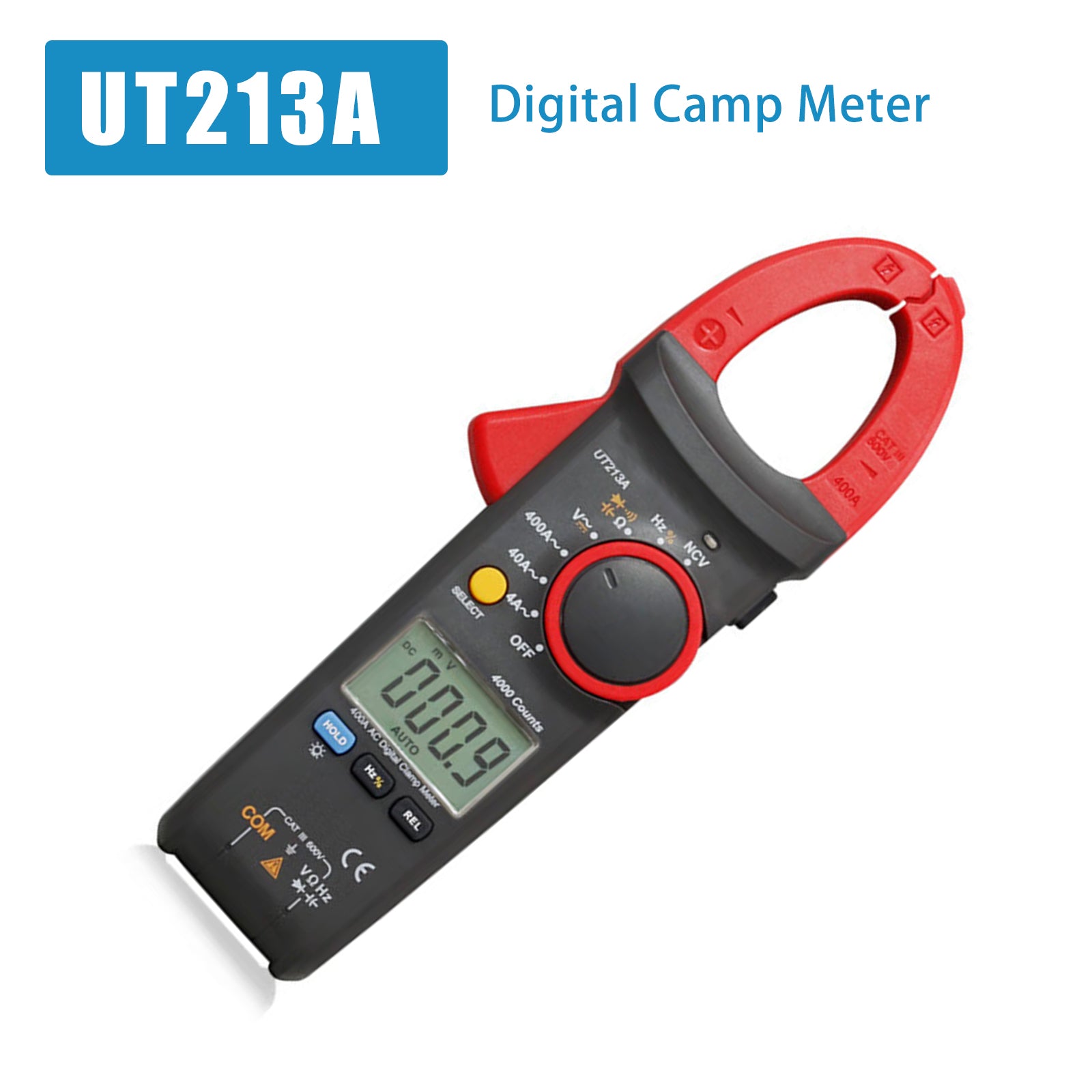 UT213A 400A AC Current Measurements Digital Clamp Meters Auto-Ranging