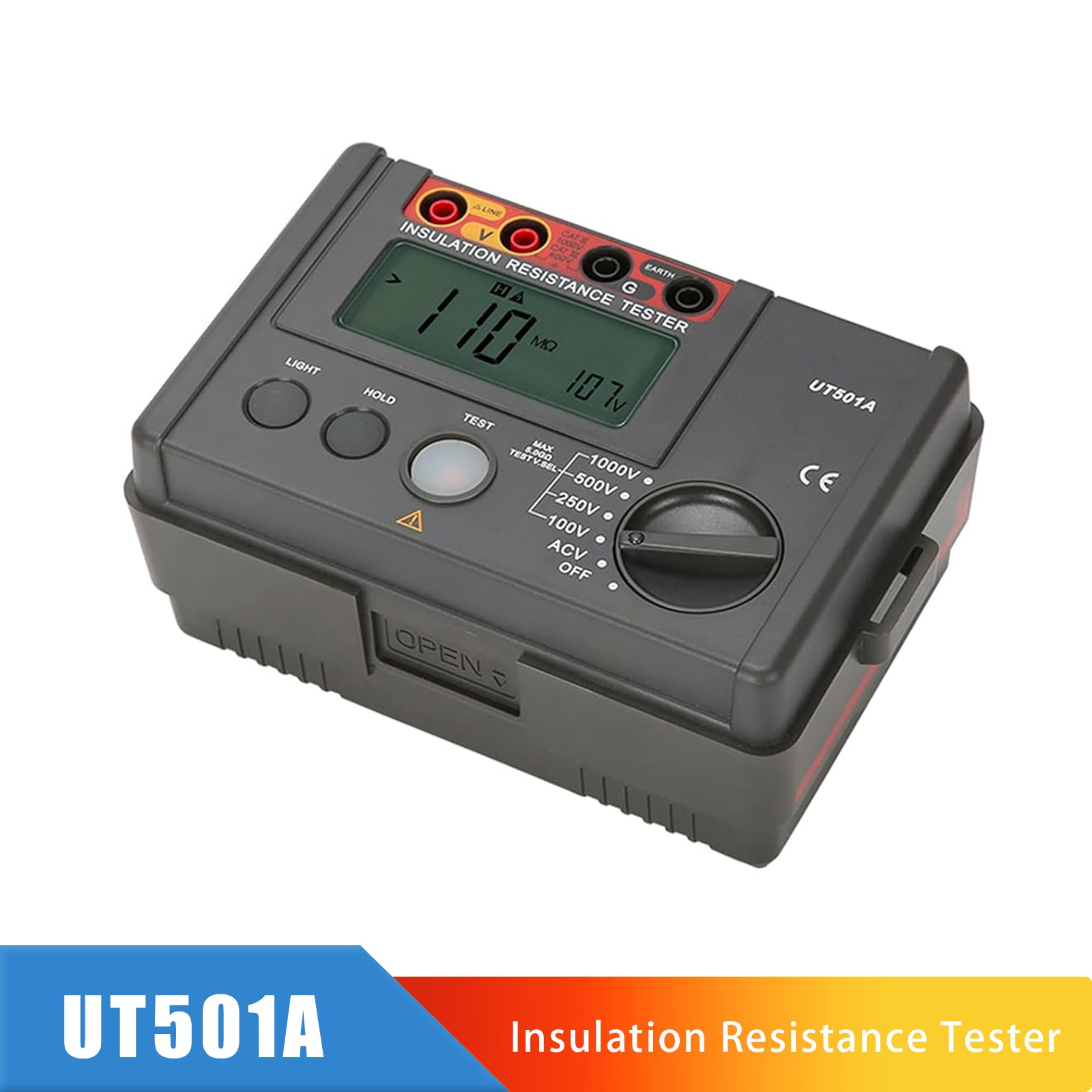 UT501A 1000V Insulation Resistance Meter Ground Tester Megohmmeter Volt