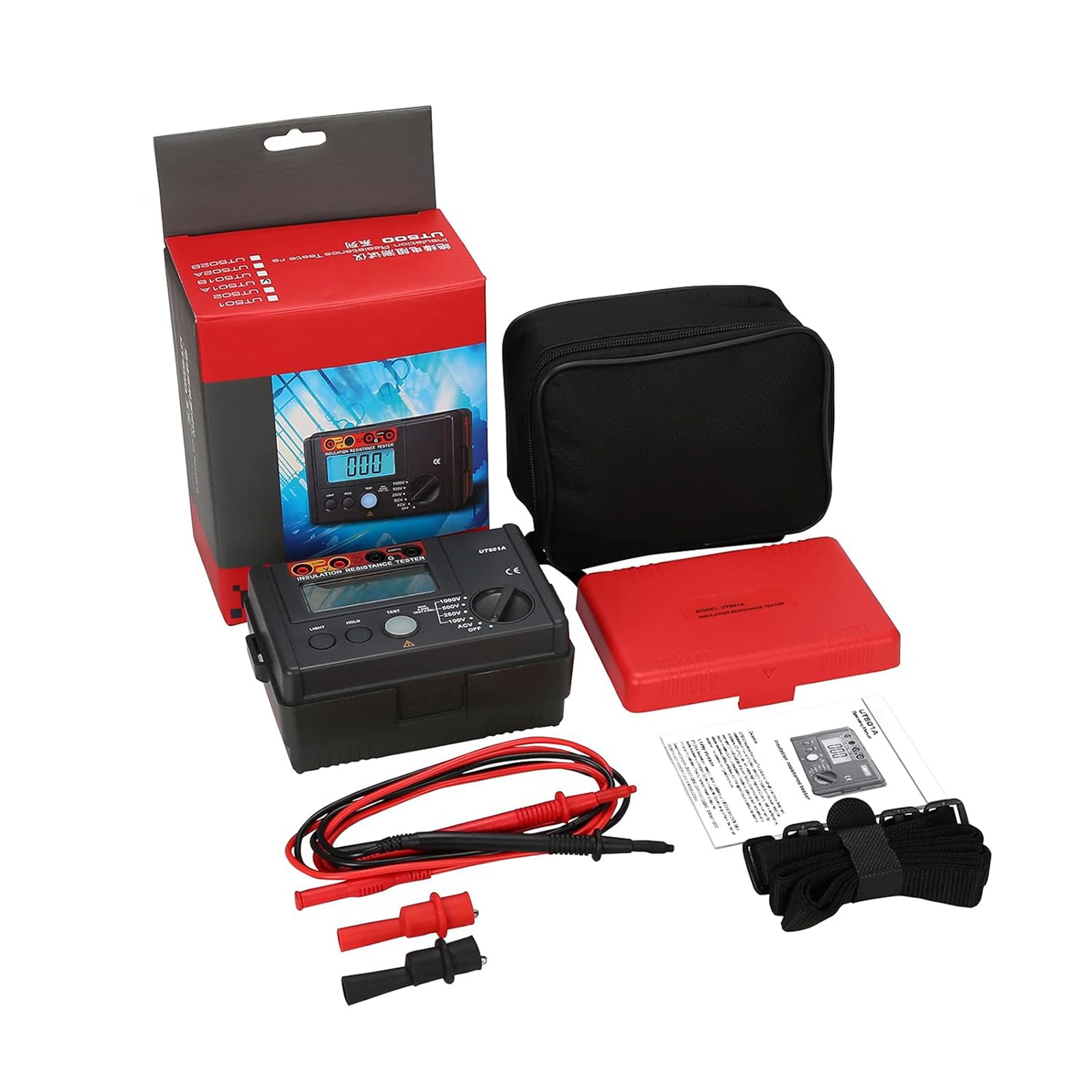 UT501A 1000V Insulation Resistance Meter Ground Tester Megohmmeter Volt