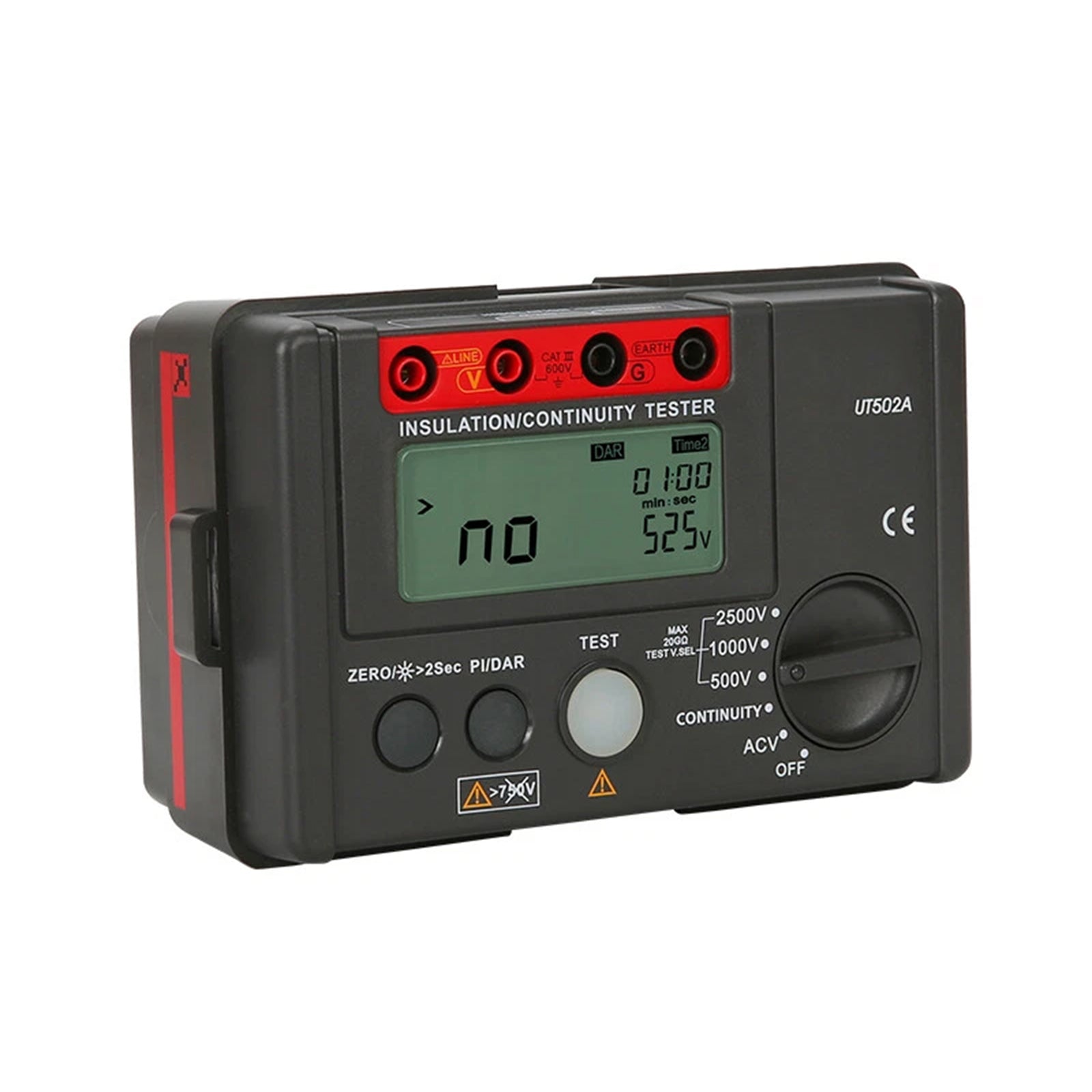UT502A 2500V Insulation Resistance Meter Ground Tester Megohmmeter Volt