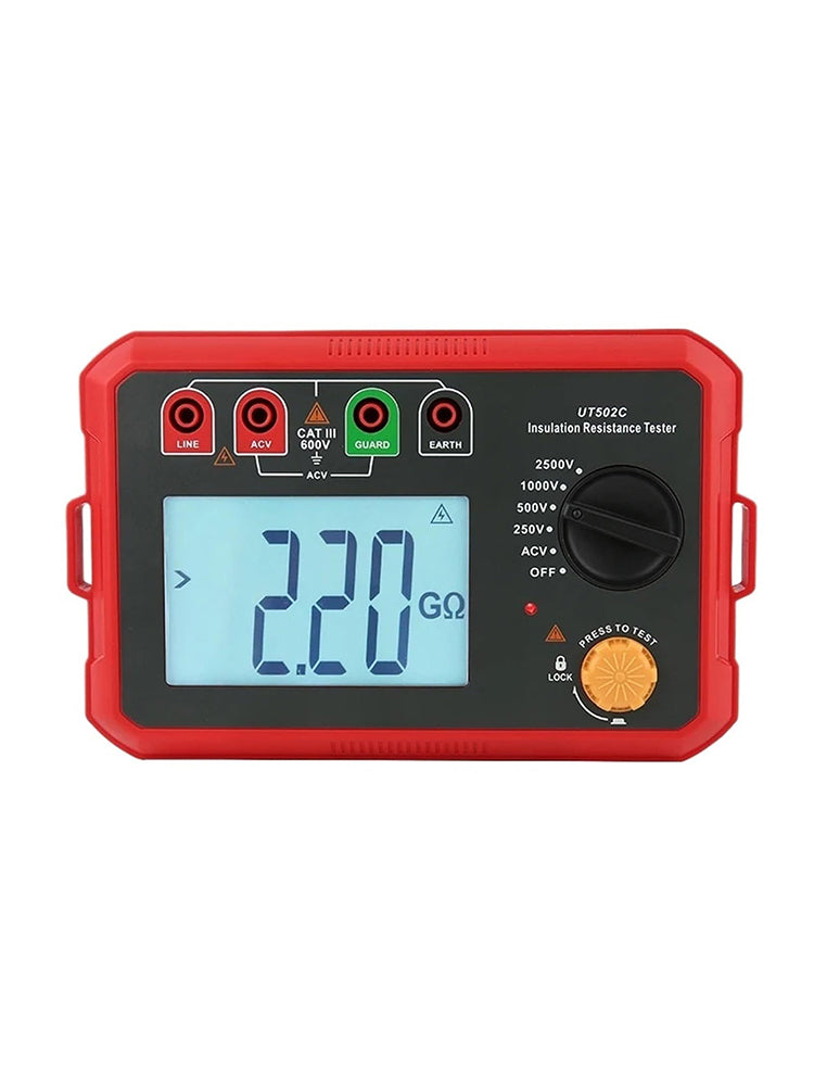 UT502C 2500V Insulation Resistance Meter Ground Tester Megohmmeter Volt