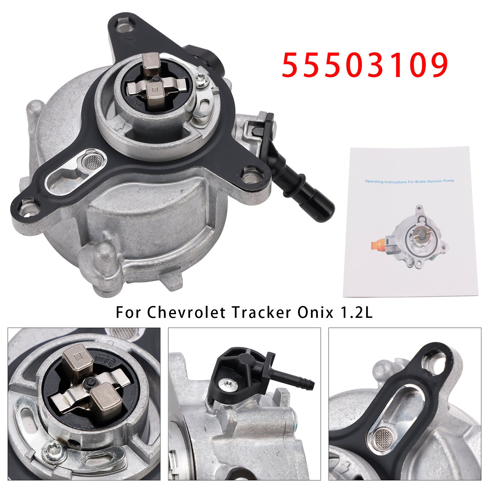 Brake Booster Vacuum Pump 55503109 For Chevrolet Tracker Onix 1.2L